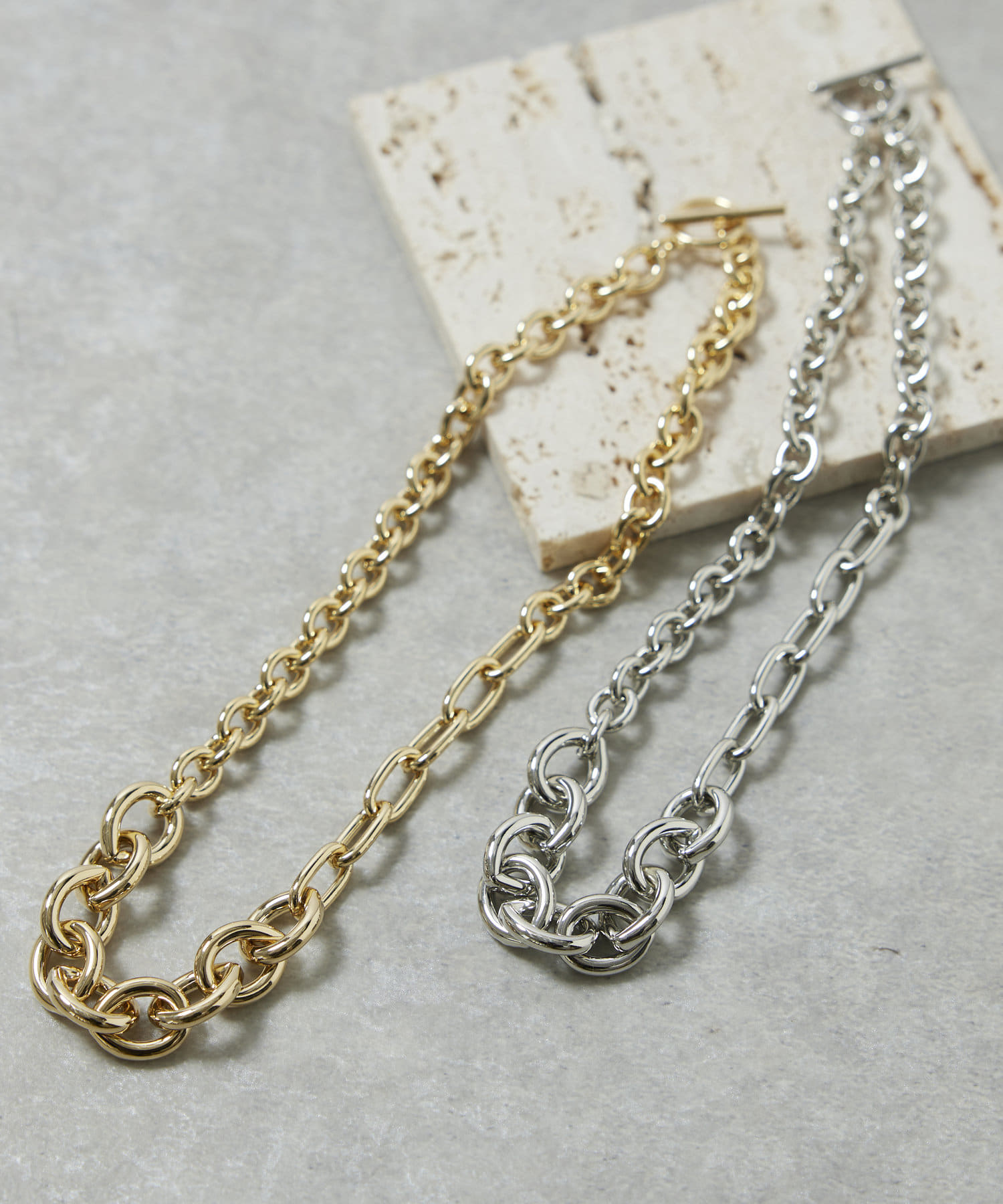 un dix cors(アンディコール) ランダムチェーンネックレス