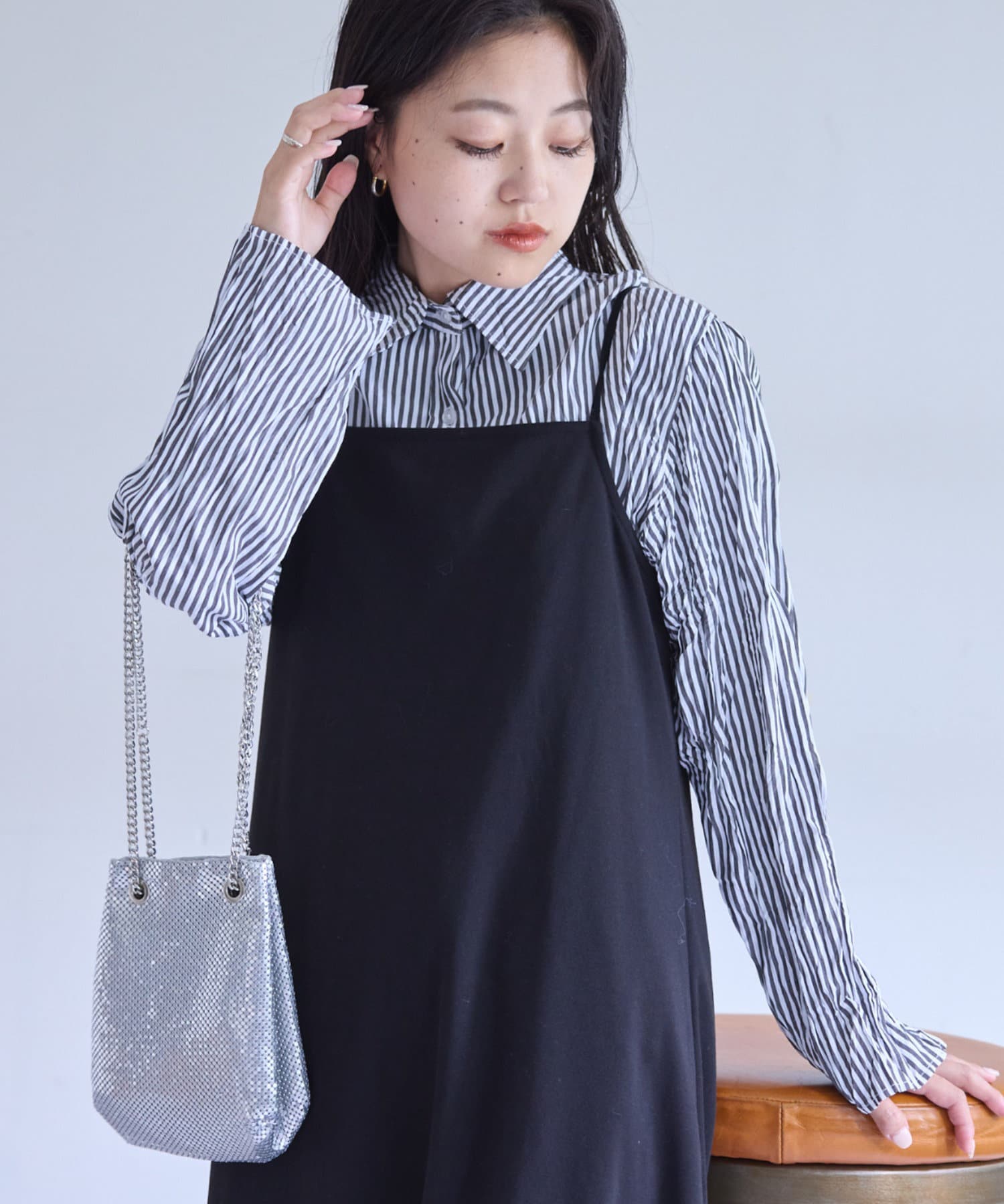 OUTLET(アウトレット) 【CIAOPANIC TYPY】【willow】シワ加工アソートシャツ