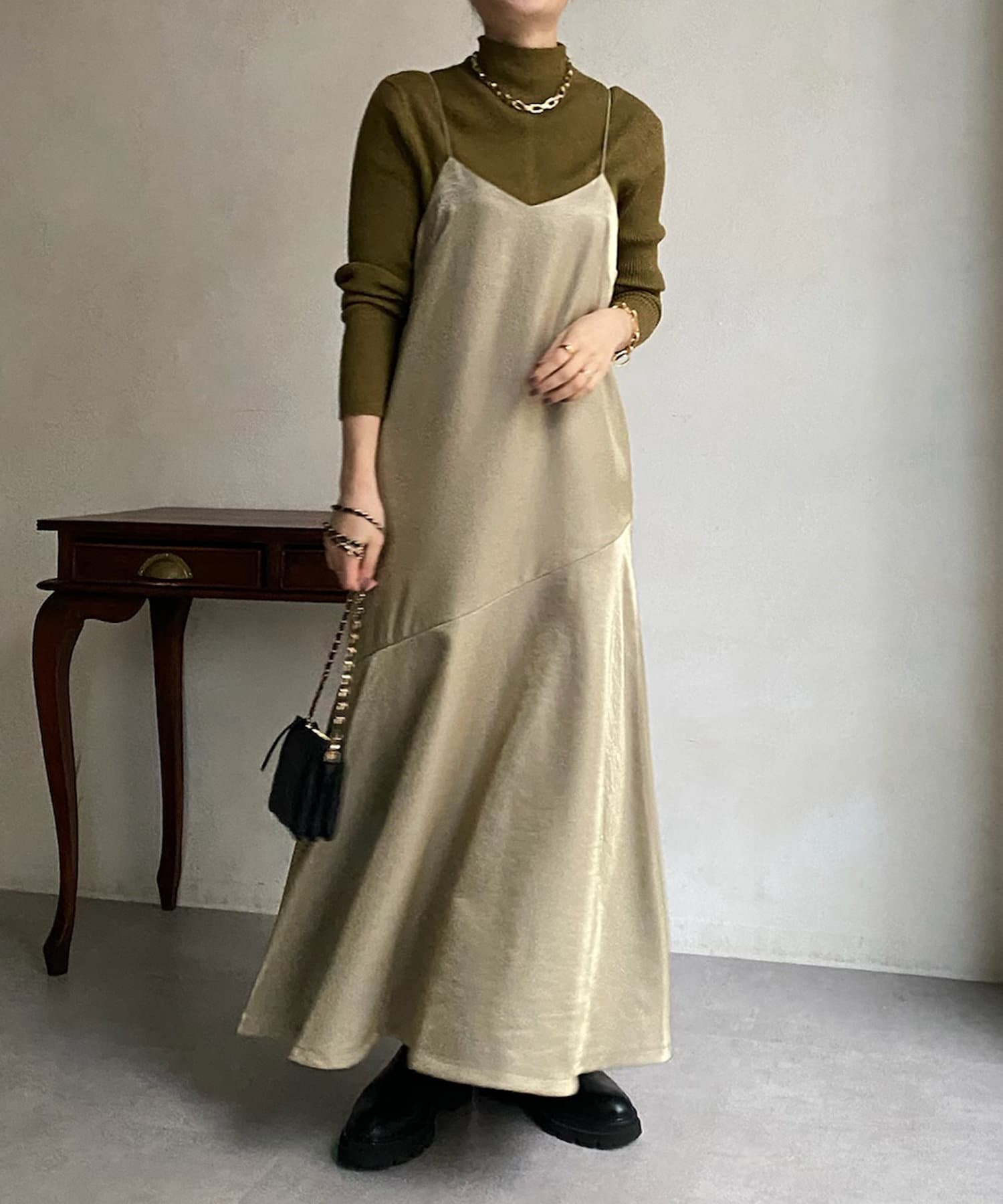 WEB限定】切替キャミワンピース | DOUDOU(ドゥドゥ)レディース | PAL