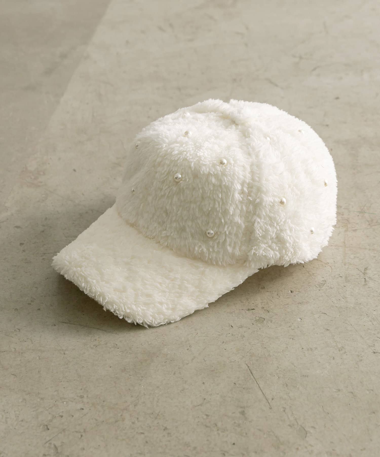 パール付きボアキャップ | OLIVE des OLIVE(オリーブ デ オリーブ