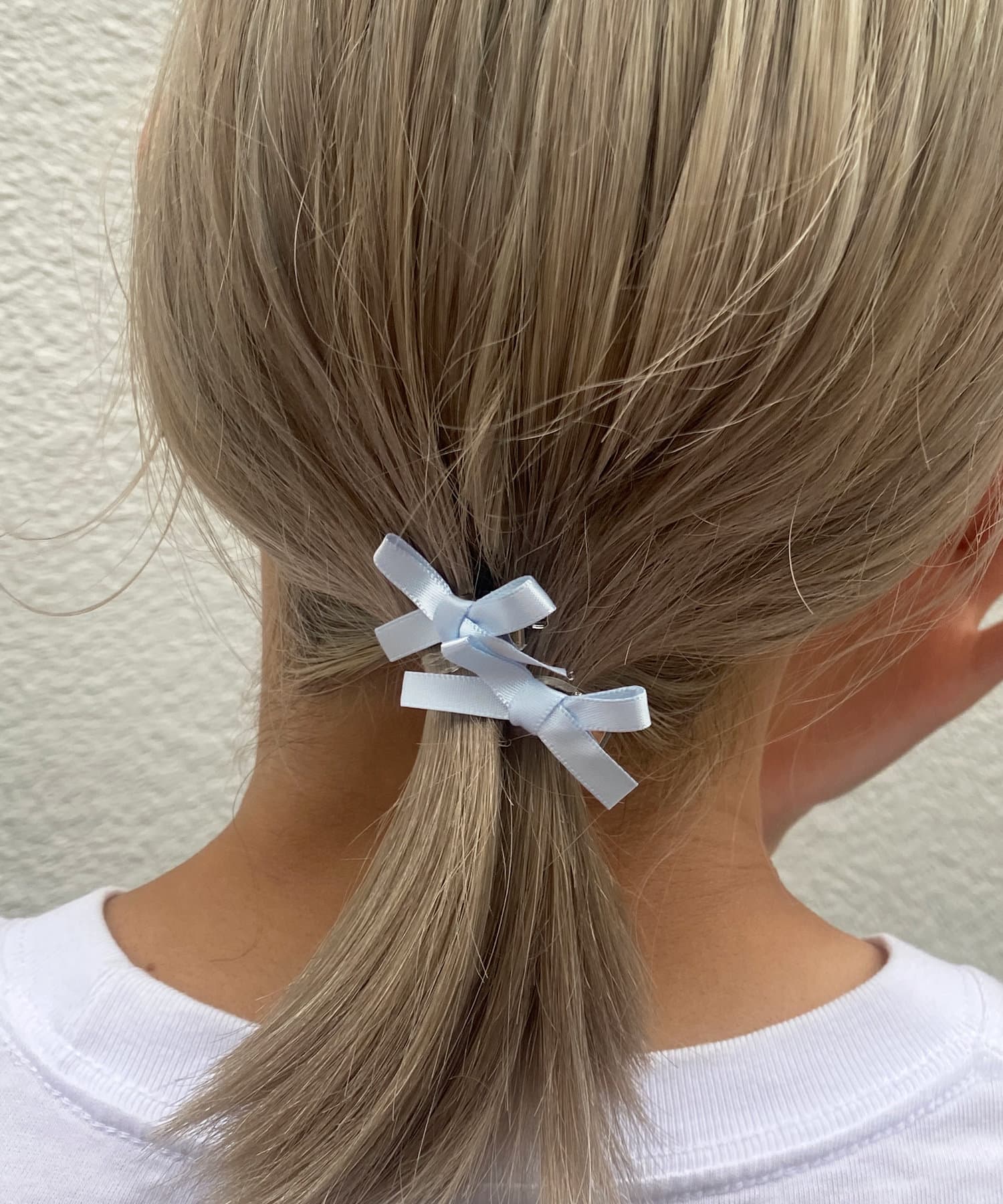 Lattice(ラティス) 【人気の為再入荷】クロスリボンヘアクリップセット(4P)