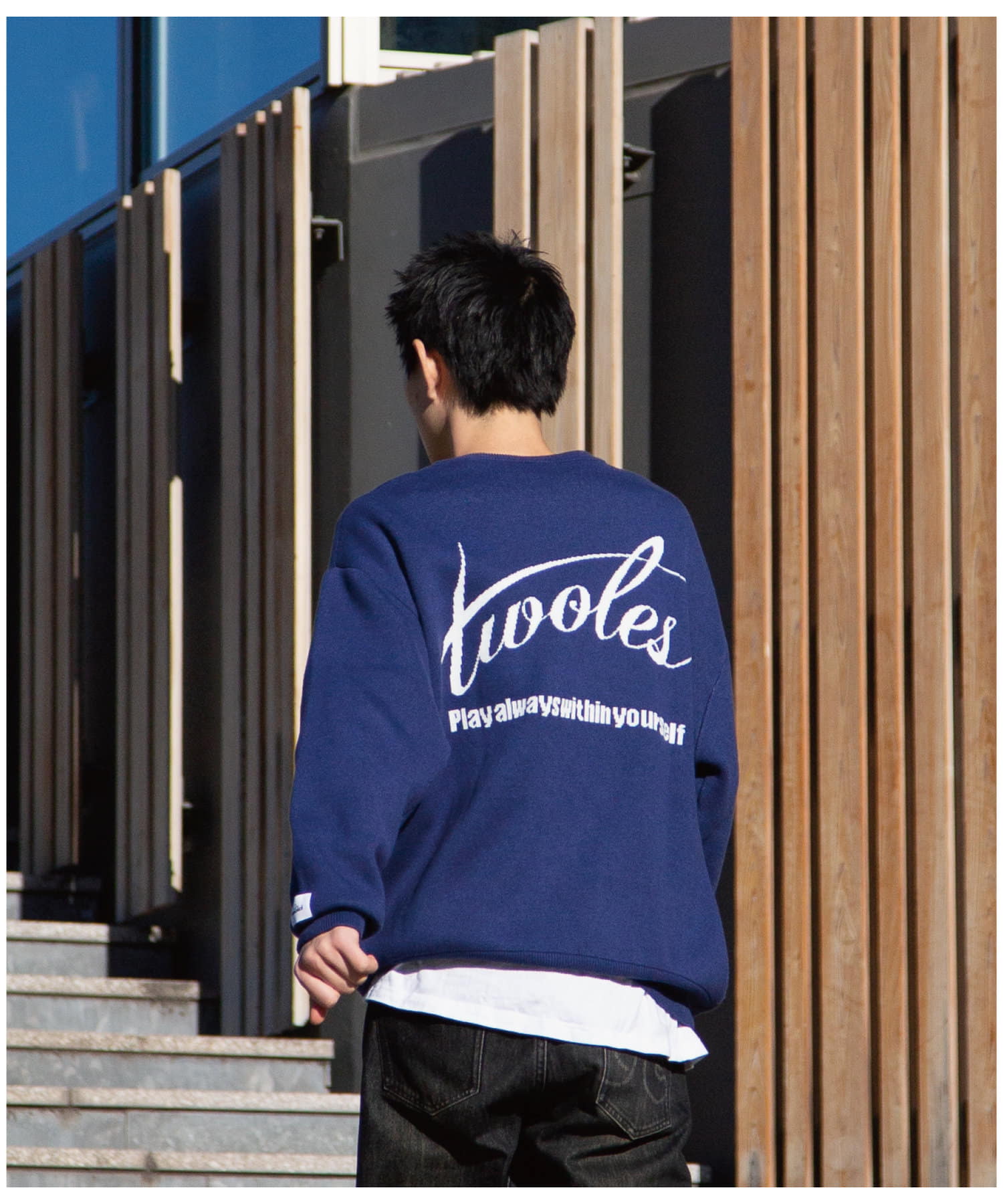 ジャガードロゴニット | twoles(トゥレス)レディース | PAL CLOSET