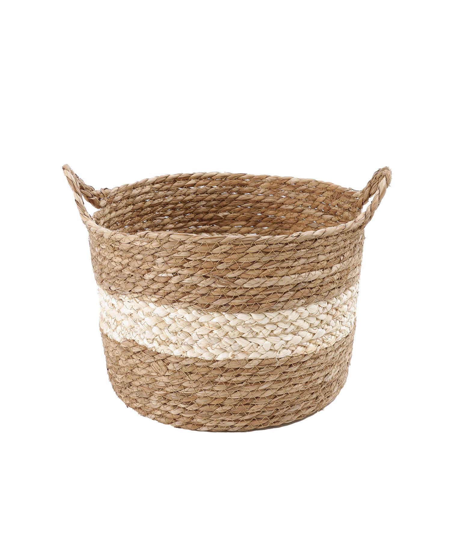 ハンドル付きツートンバスケット3個セット | salut!(サリュ)ライフ