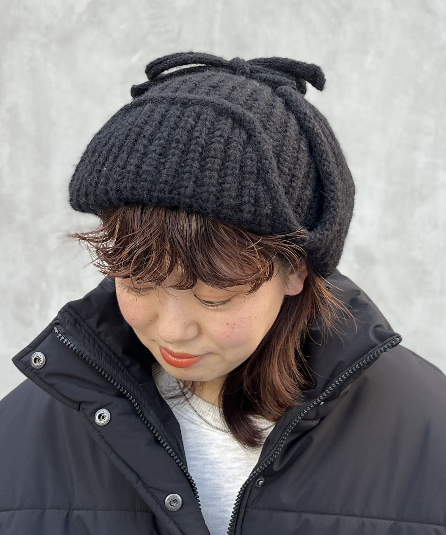 ニットフライトキャップ | CPCM(シーピーシーエム)レディース