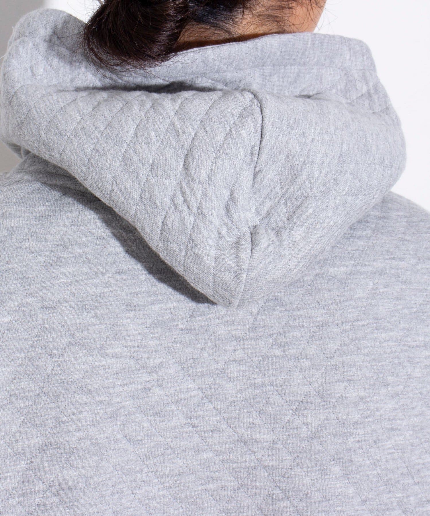 FREDY & GLOSTER(フレディ アンド グロスター) 【GLOSTER】キルティングスウェットパーカー