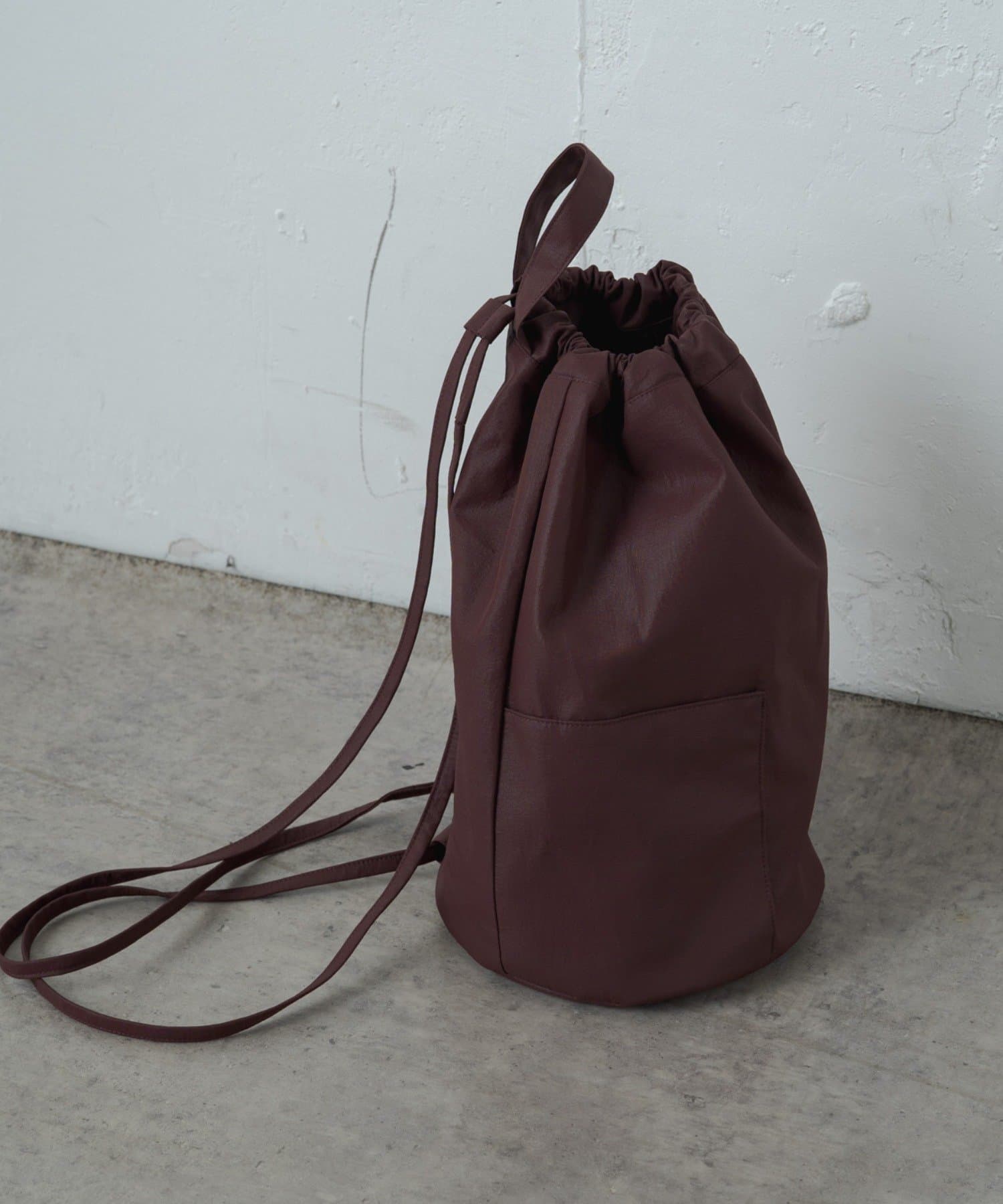 OUTLET(アウトレット) 【earthy_】【撥水】レザーナイロンショルダーBAG