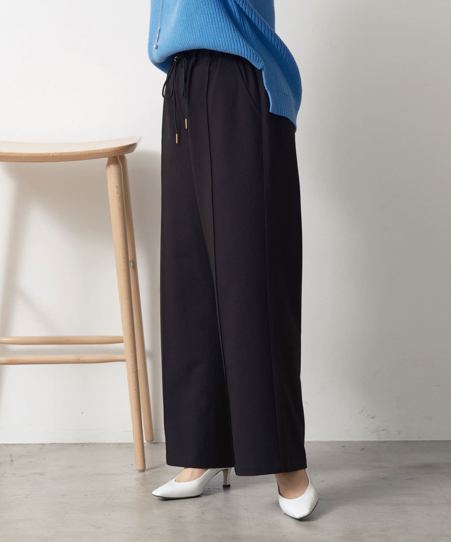 Jena　espace merveilleux(ジェナ　エスパスメルヴェイユ) トロミイージーパンツ