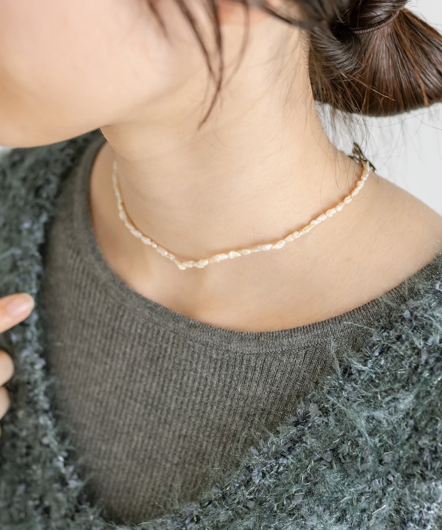 mystic(ミスティック) [Eau]petit pearl necklace