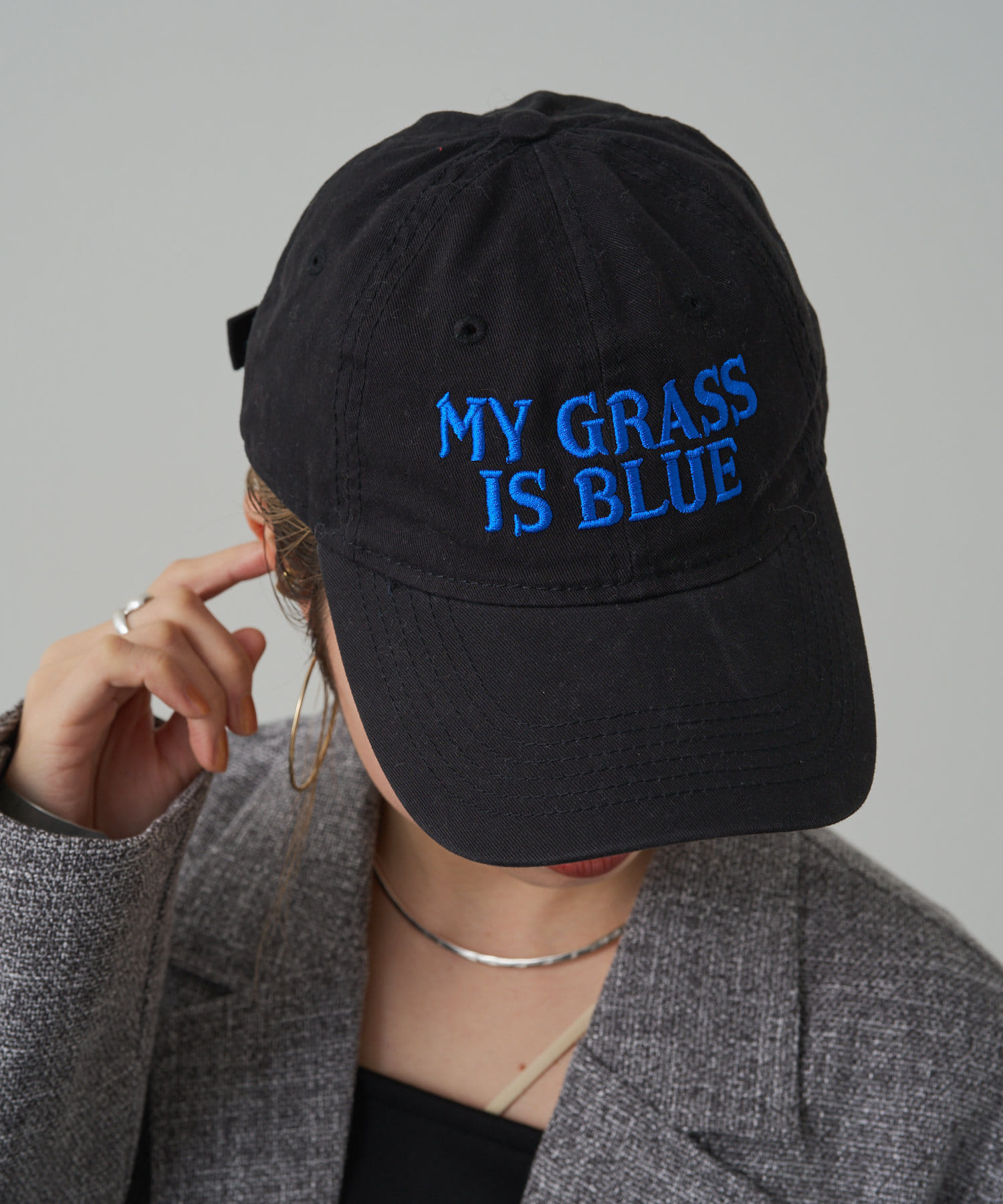 Omekashi(オメカシ) MY GRASS IS BLUE CAP