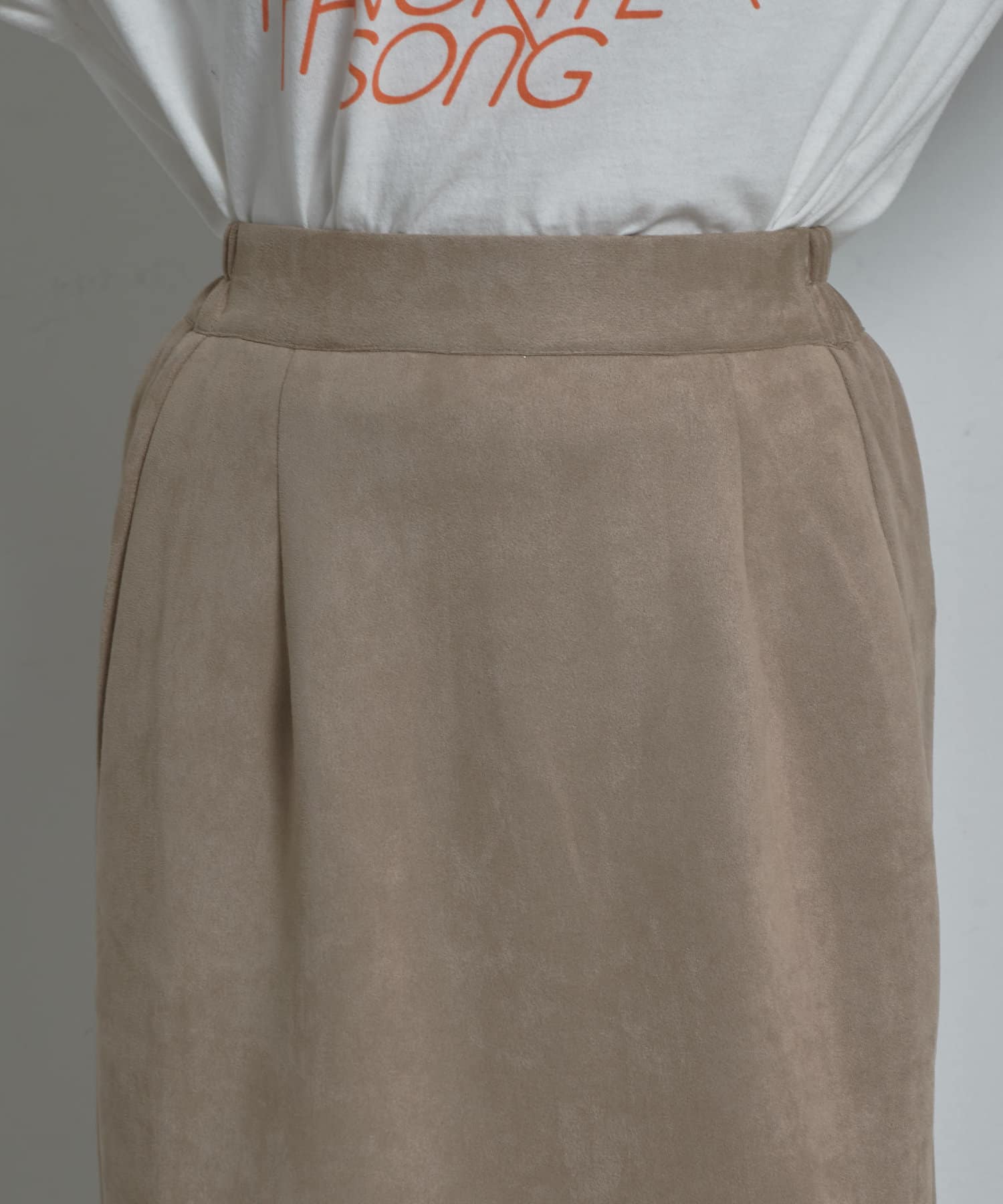 COLONY 2139(コロニー トゥーワンスリーナイン) スエードポンチIラインスカート