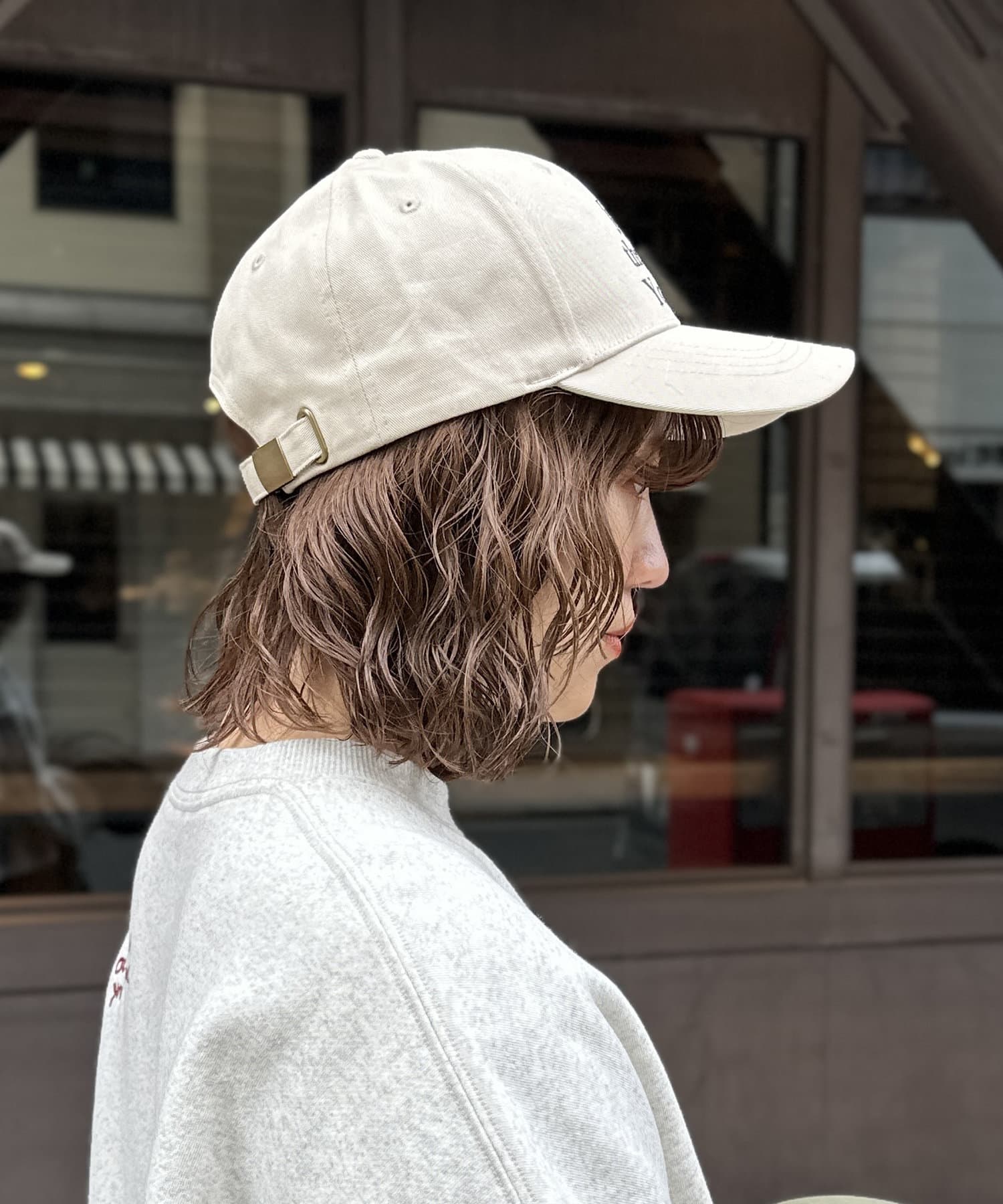 小顔見えロゴキャップ | CPCM(シーピーシーエム)レディース 小顔見えロゴキャップ | CPCM(シーピーシーエム)レディース