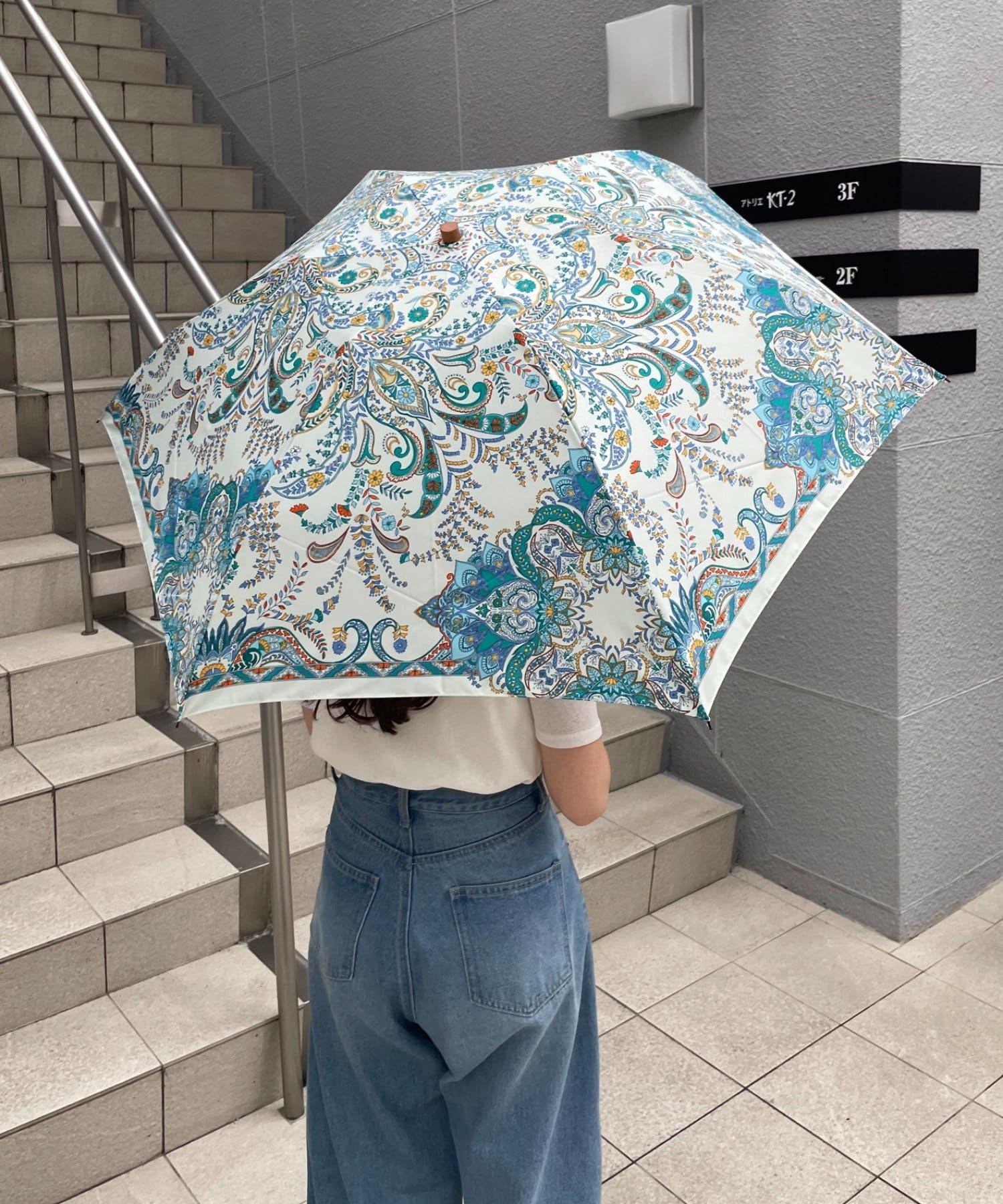 新品】マニプリ manipuri きよし 晴雨兼用折りたたみ傘