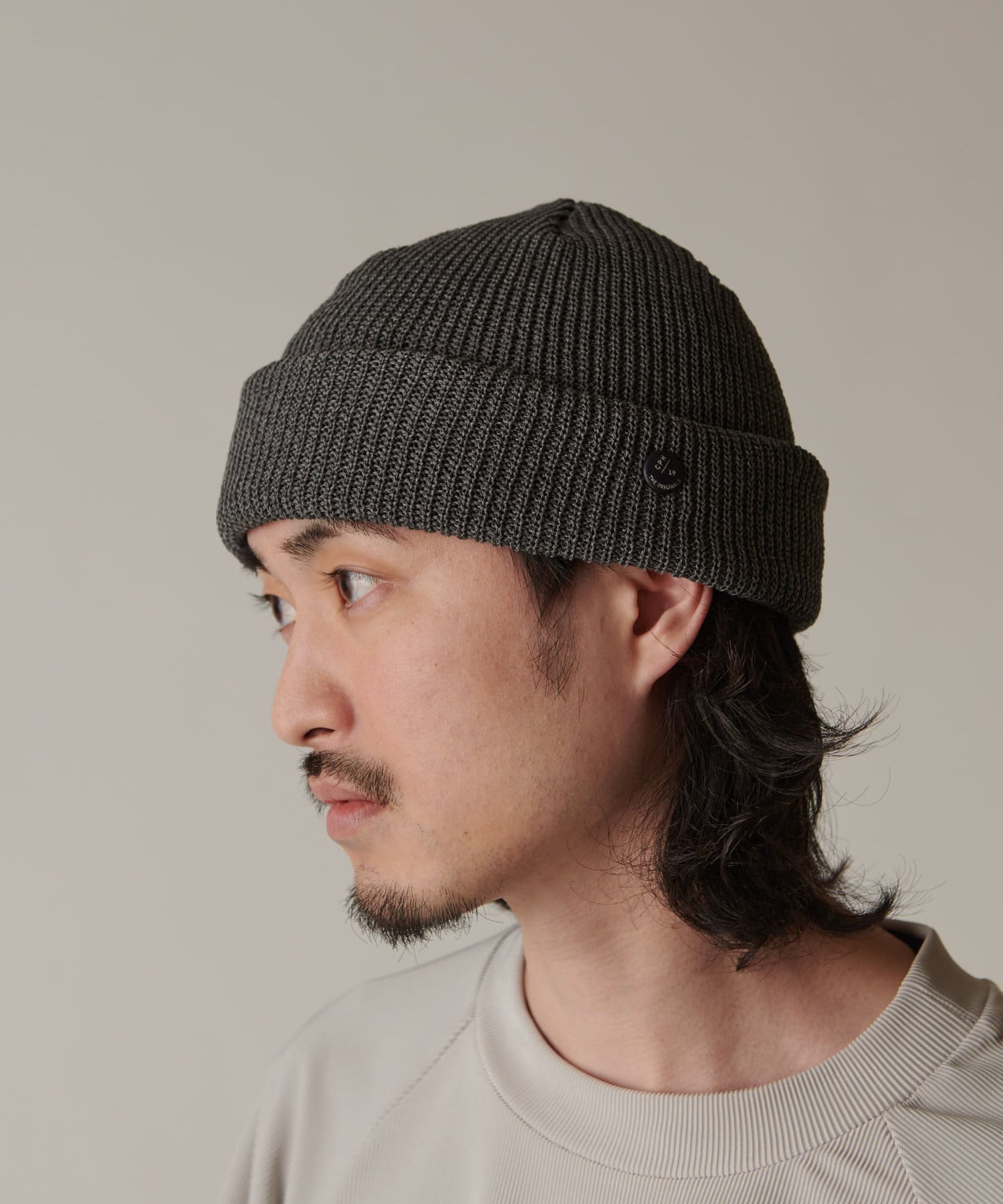 CPH】 CUFF KNIT CAP / STRAW YARN (ニット帽) | Lui's(ルイス)メンズ 