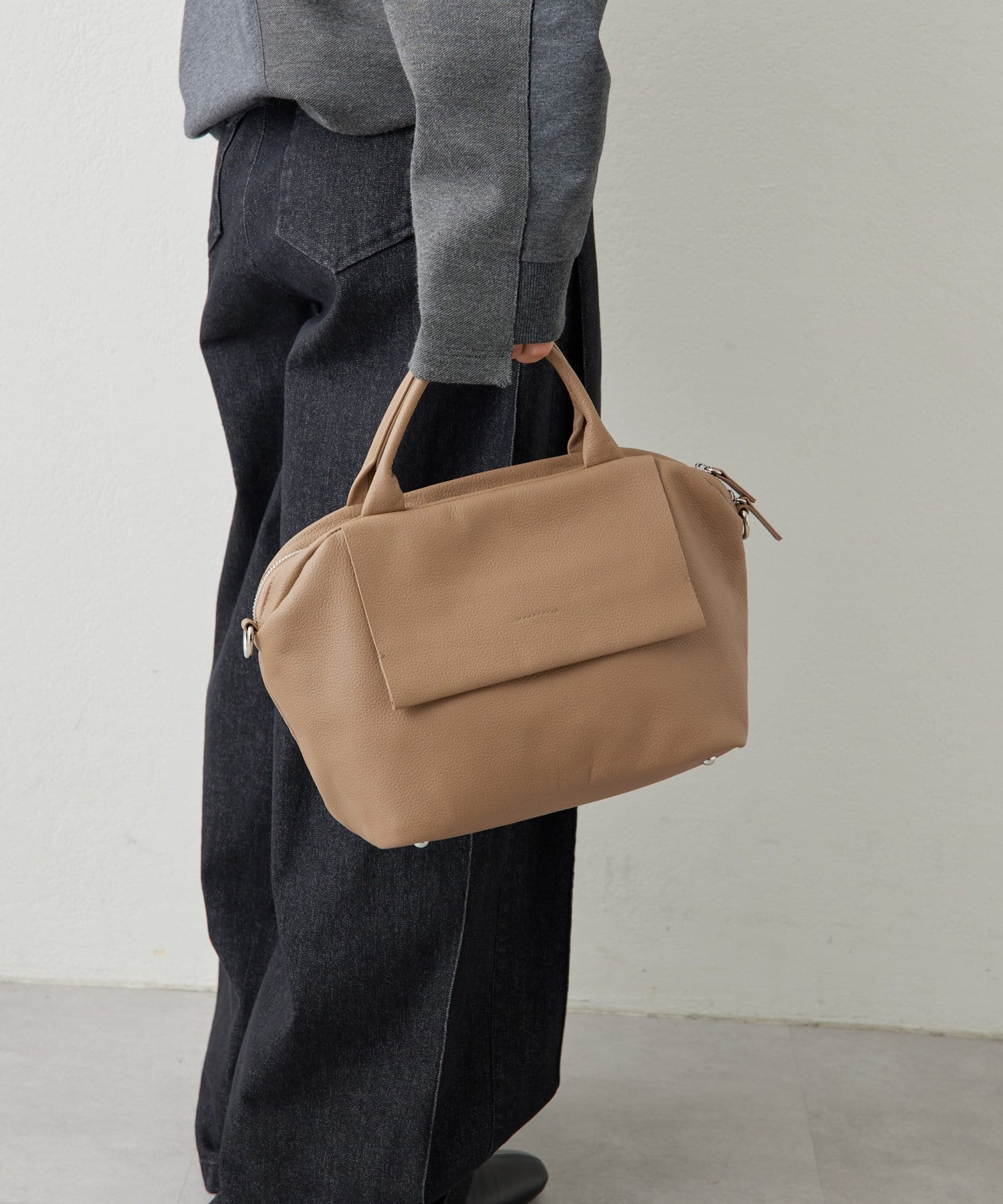 ear PAPILLONNER(イア パピヨネ) 《本革》レザーフラップ2WAYバッグSサイズ