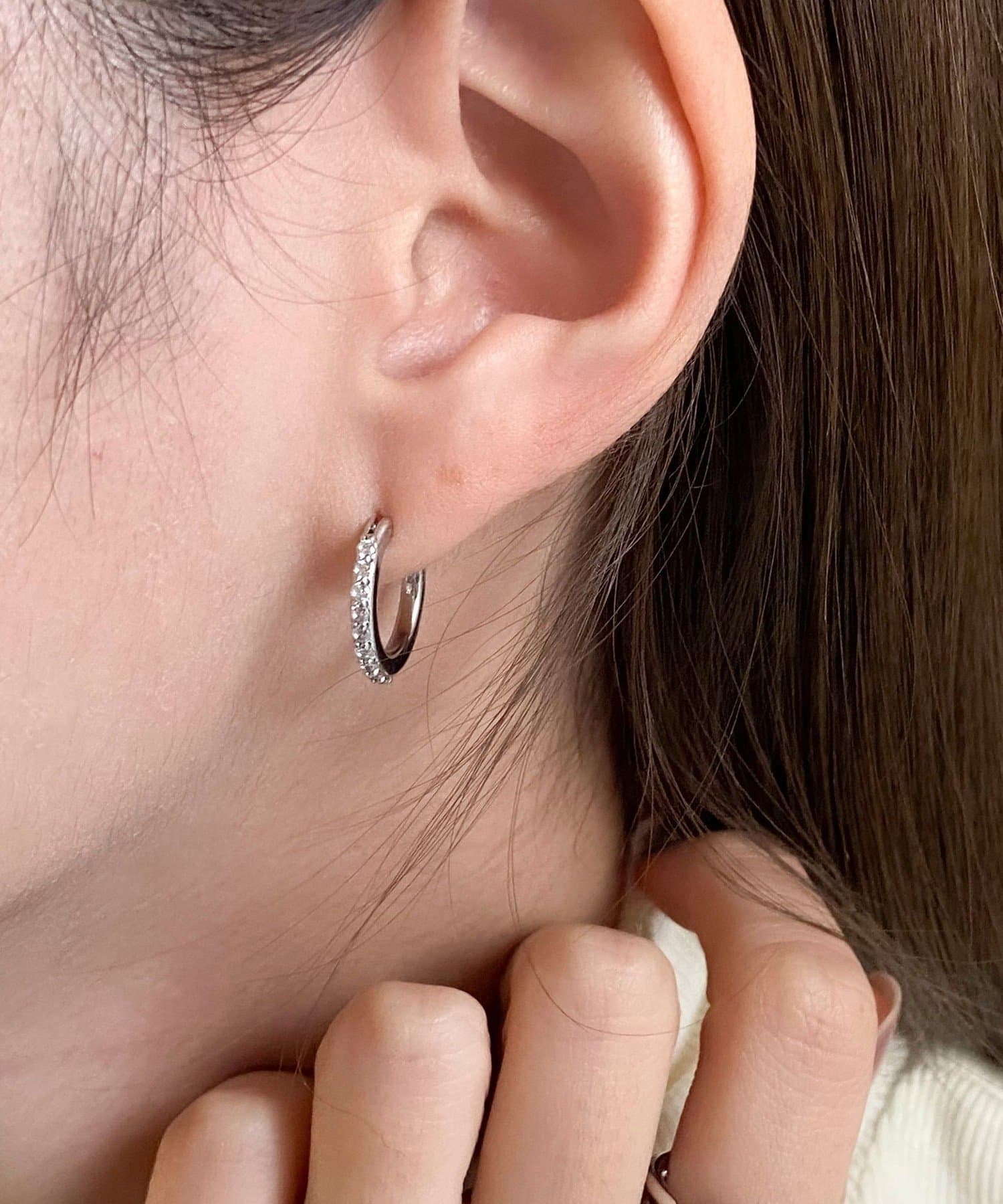 ビジューイヤリングu0026リング GU公式 | クリアイヤリング\u0026リングセット5P