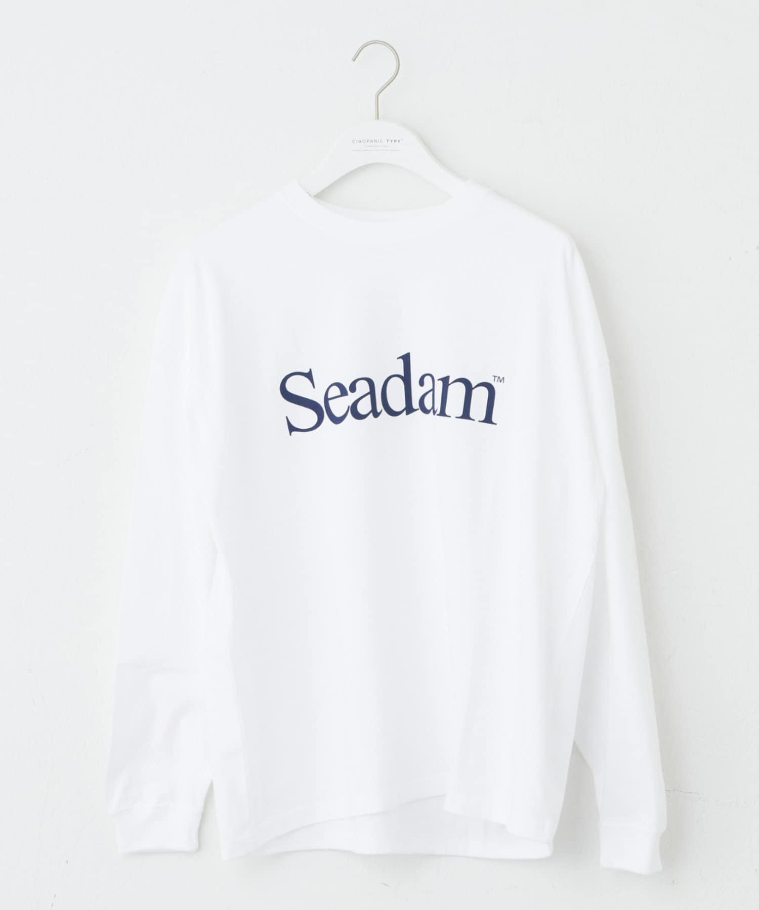 CIAOPANIC TYPY(チャオパニックティピー) 【WEB限定】【ユニセックス】SEADAMロゴプリントビッグシルエットロンTee