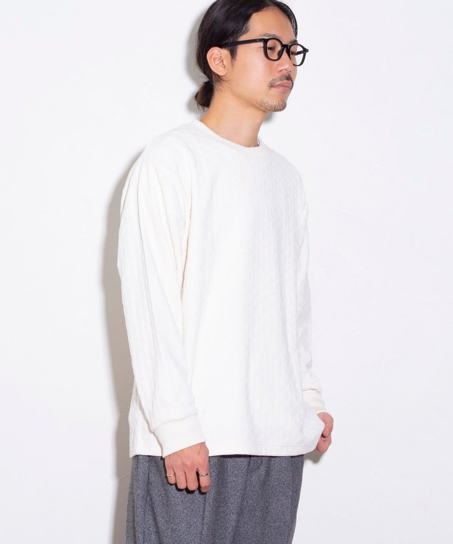 FREDY & GLOSTER(フレディ アンド グロスター) 【GLOSTER】モールリンクスクルーネック プルオーバー