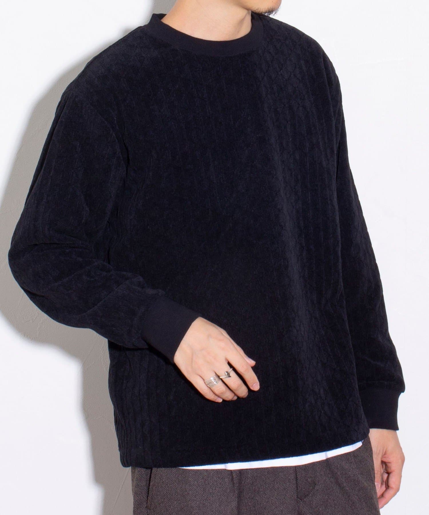 FREDY & GLOSTER(フレディ アンド グロスター) 【GLOSTER】モールリンクスクルーネック プルオーバー