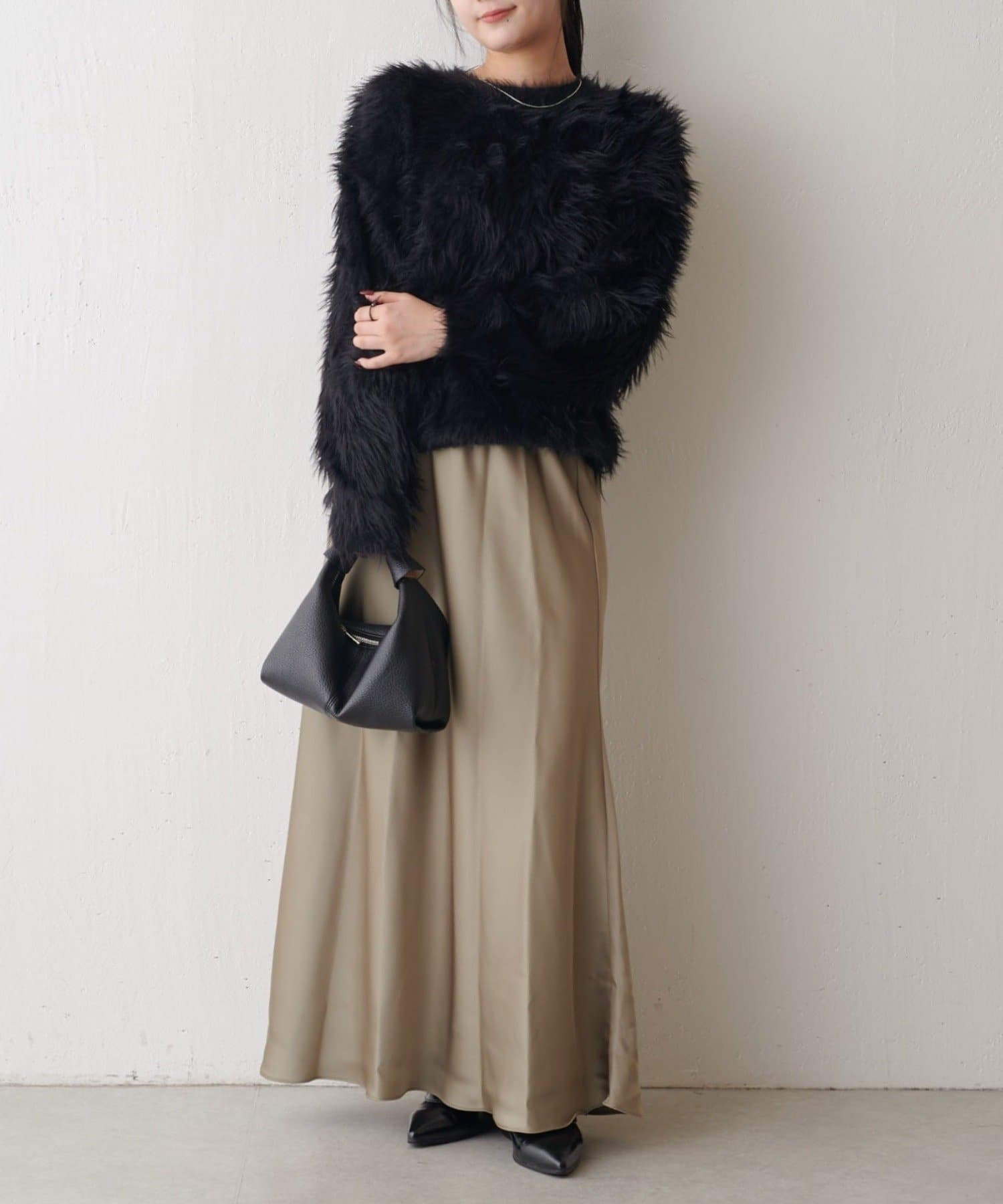 Lui's(ルイス) 【miuセレクト】サテンマーメイドスカート