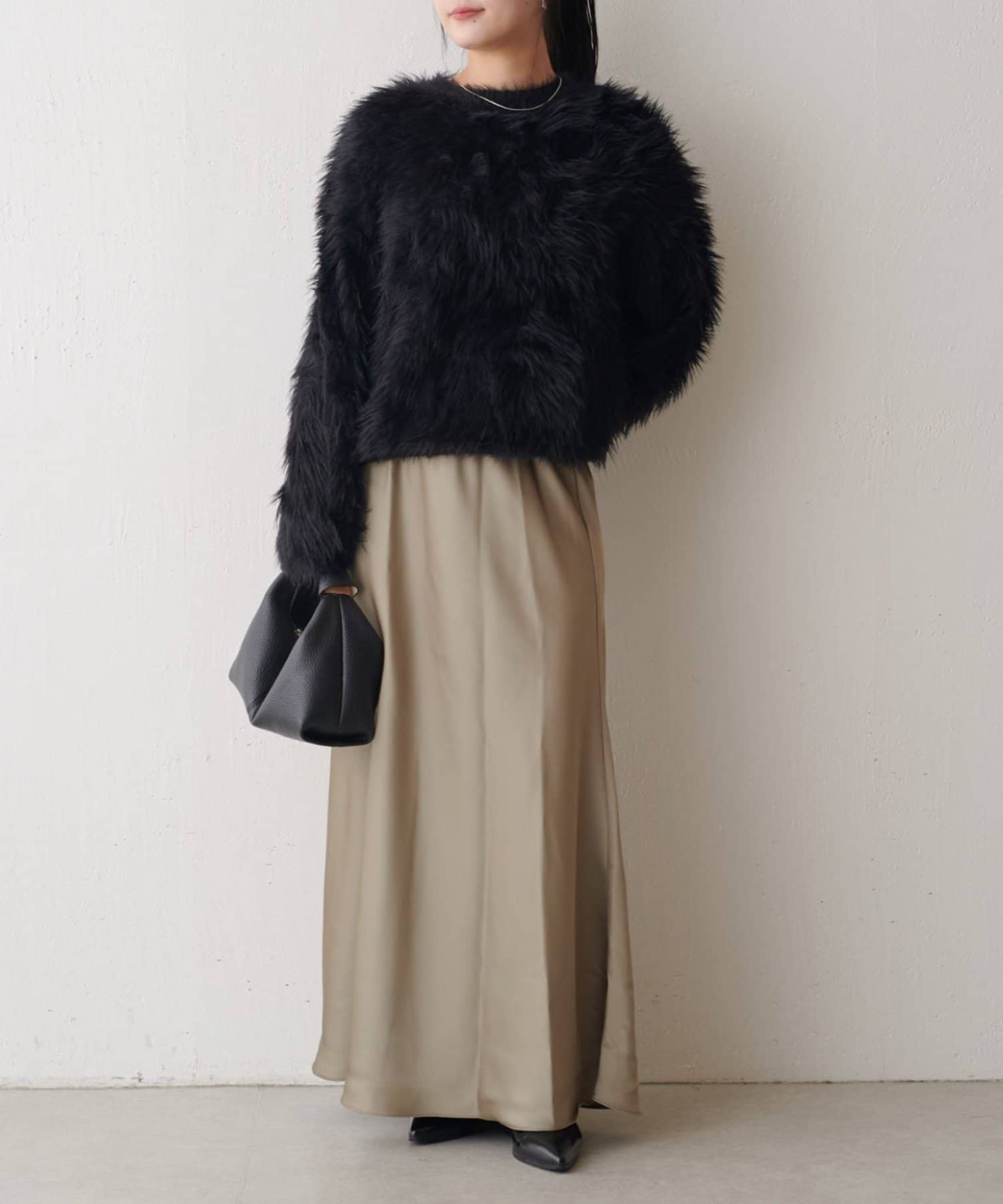 Lui's(ルイス) 【miuセレクト】サテンマーメイドスカート