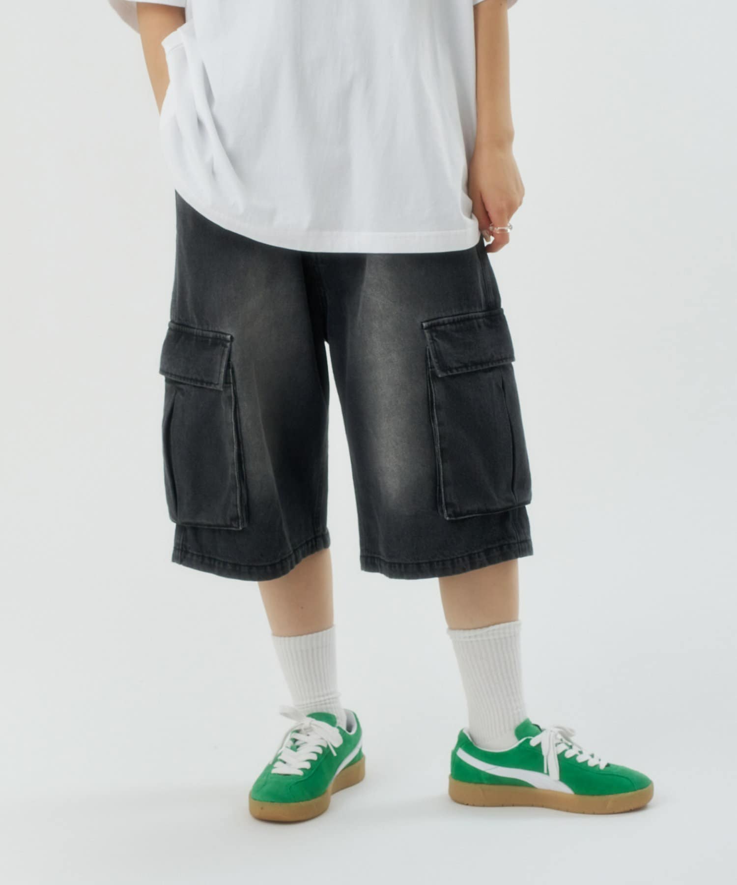 UNISEX】ハーフカーゴデニムパンツ | CIAOPANIC TYPY(チャオパニックティピー)レディース | PAL  CLOSET(パルクローゼット) - パルグループ公式ファッション通販サイト