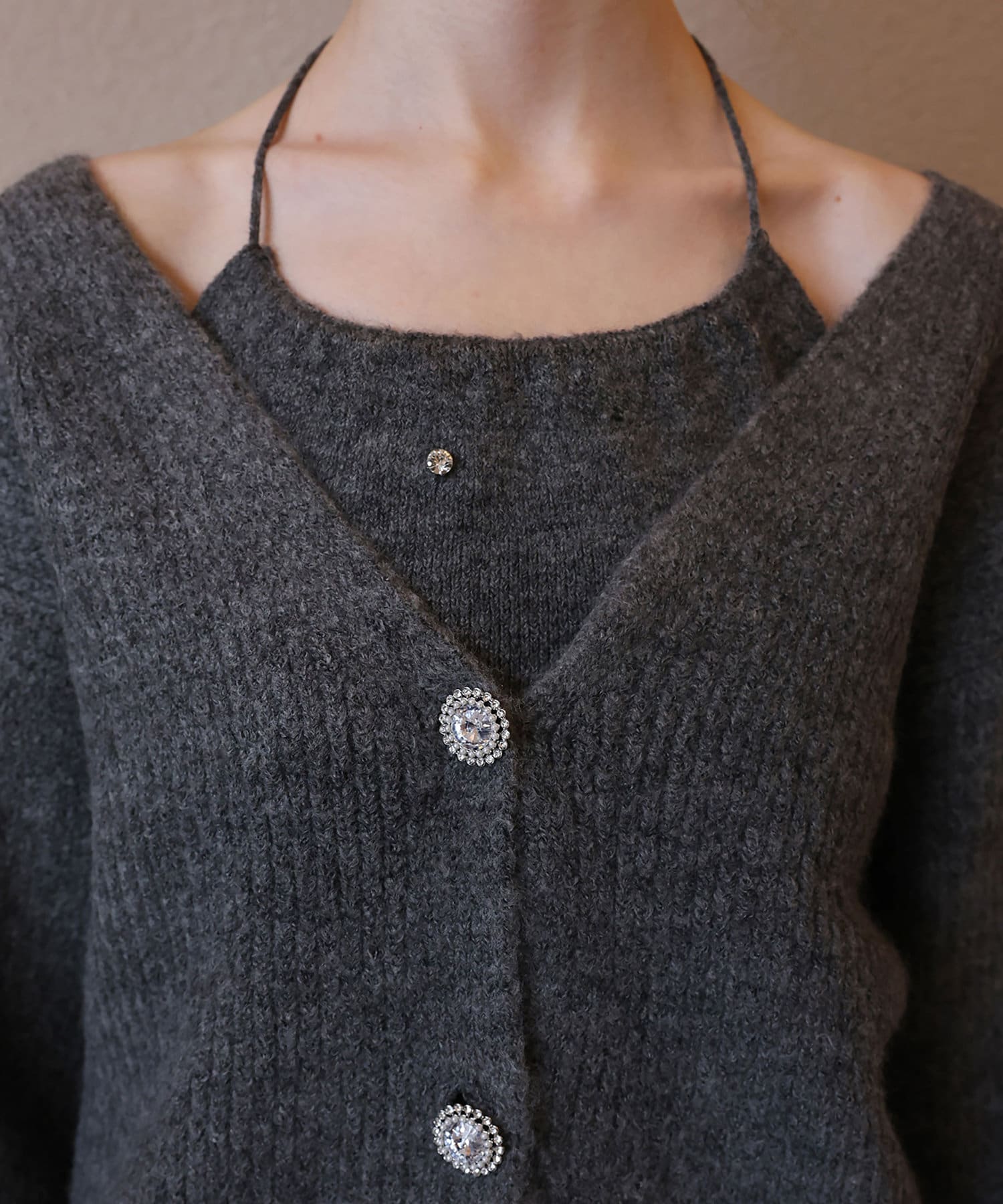 NICE CLAUP / OLIVE des OLIVE OUTLET(ナイスクラップ  / オリーブ デ オリーブ アウトレット) 【Seemi】カーディガンSETワンピース