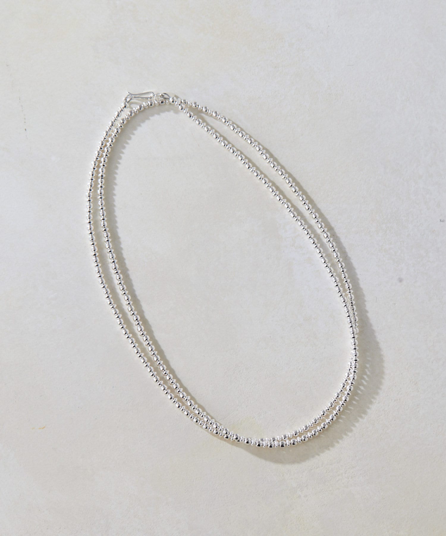 イアパピヨネ　ミックスパール3×80ネックレス スターリングシルバー使用》ミックスパール3×80ネックレス | ear