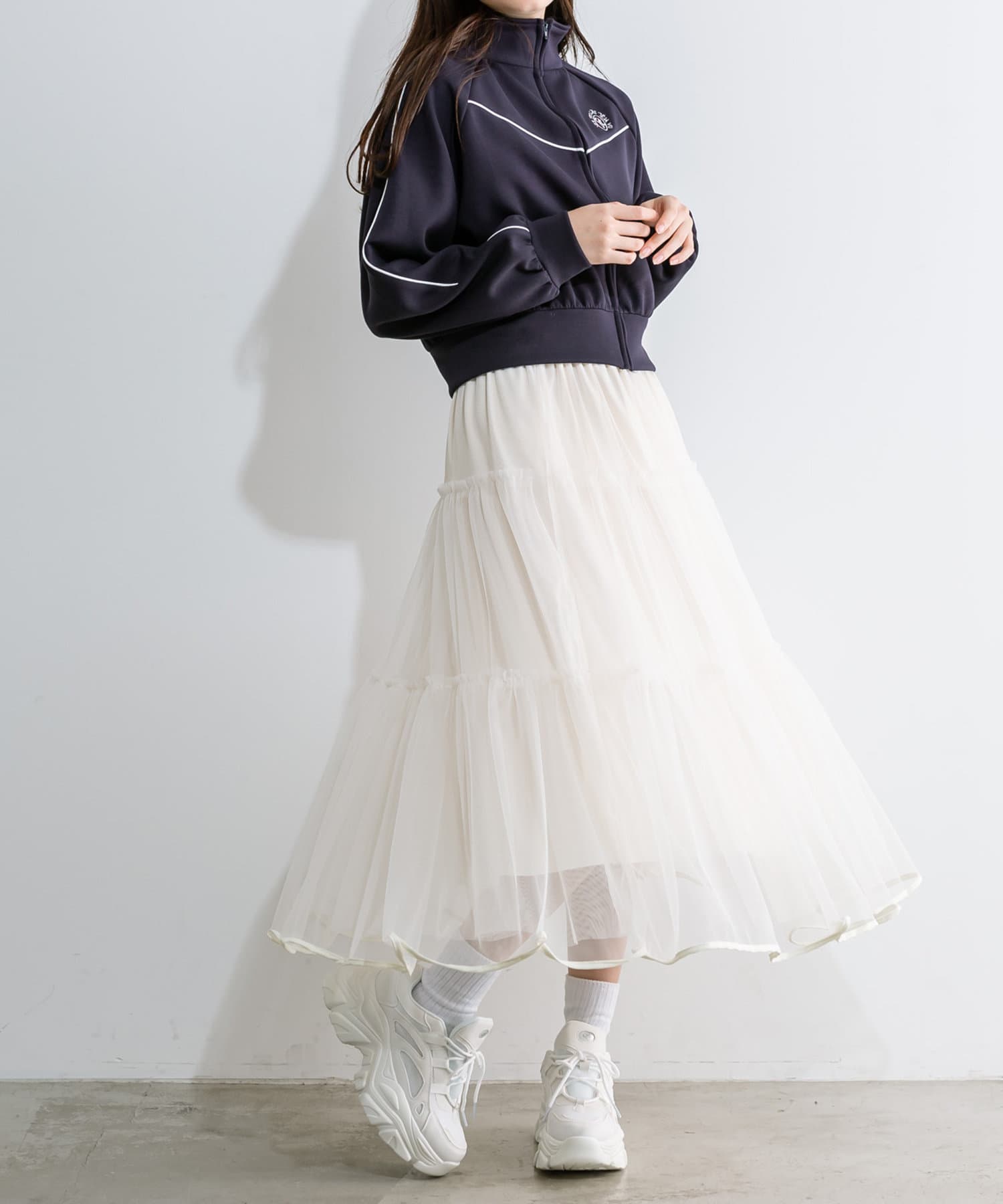 23SS 23AW チュールティアードスカート - beaconparenting.ie