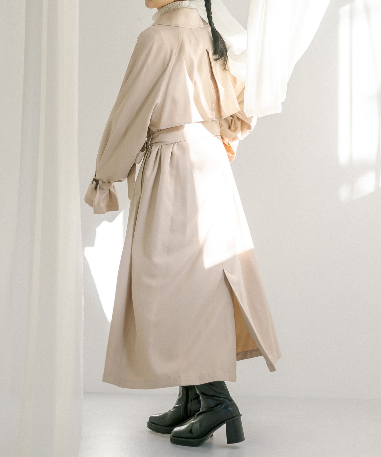 OLIVE des OLIVE(オリーブ デ オリーブ) 【S/M/Lサイズ展開】OliveBasicトレンチコート