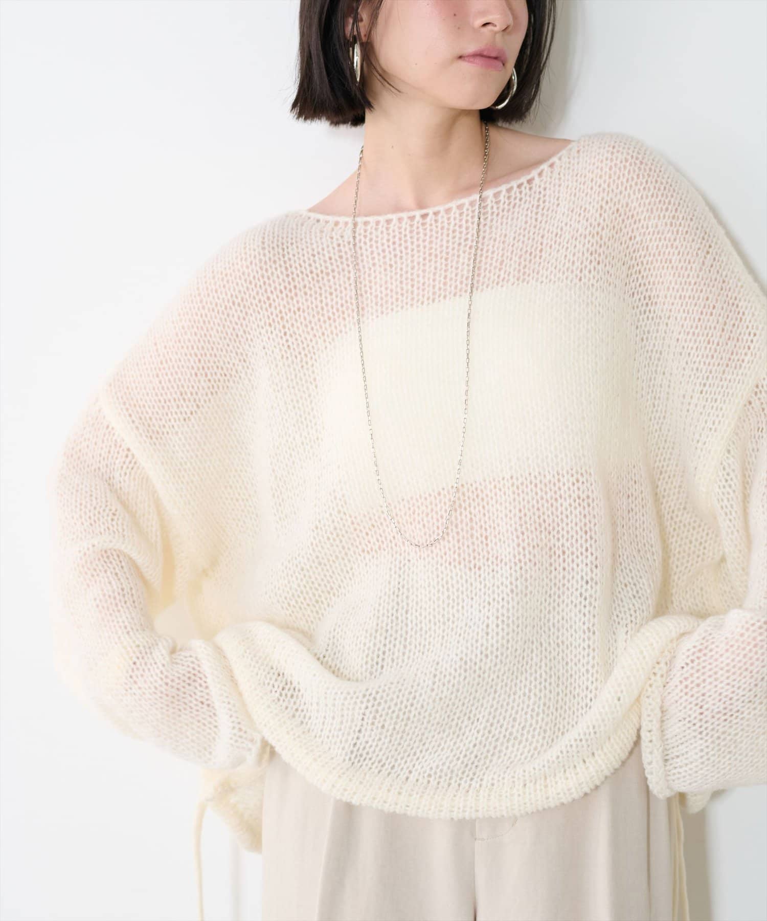 LARUTA(ラルータ) メッシュフワニット