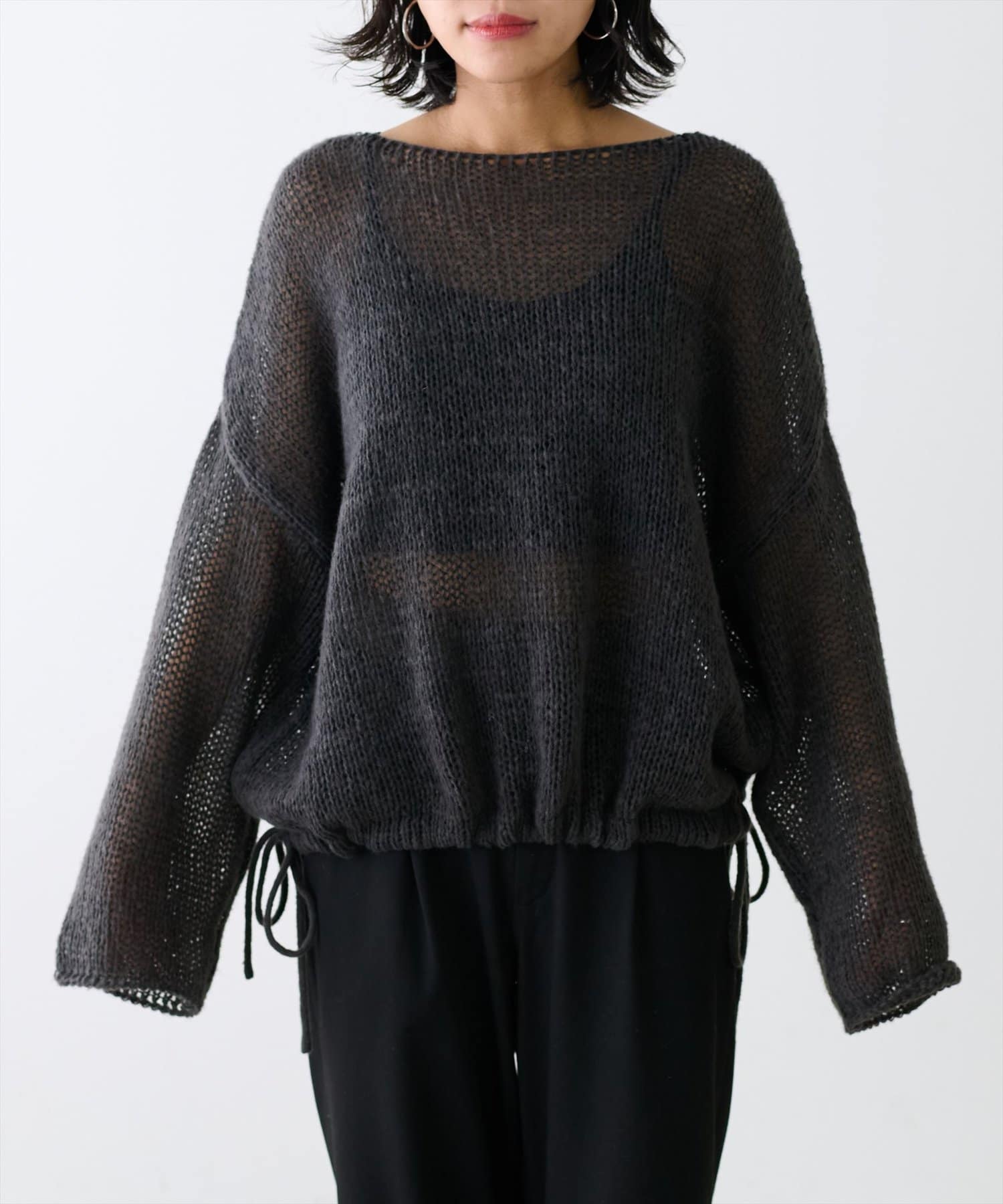 LARUTA(ラルータ) メッシュフワニット