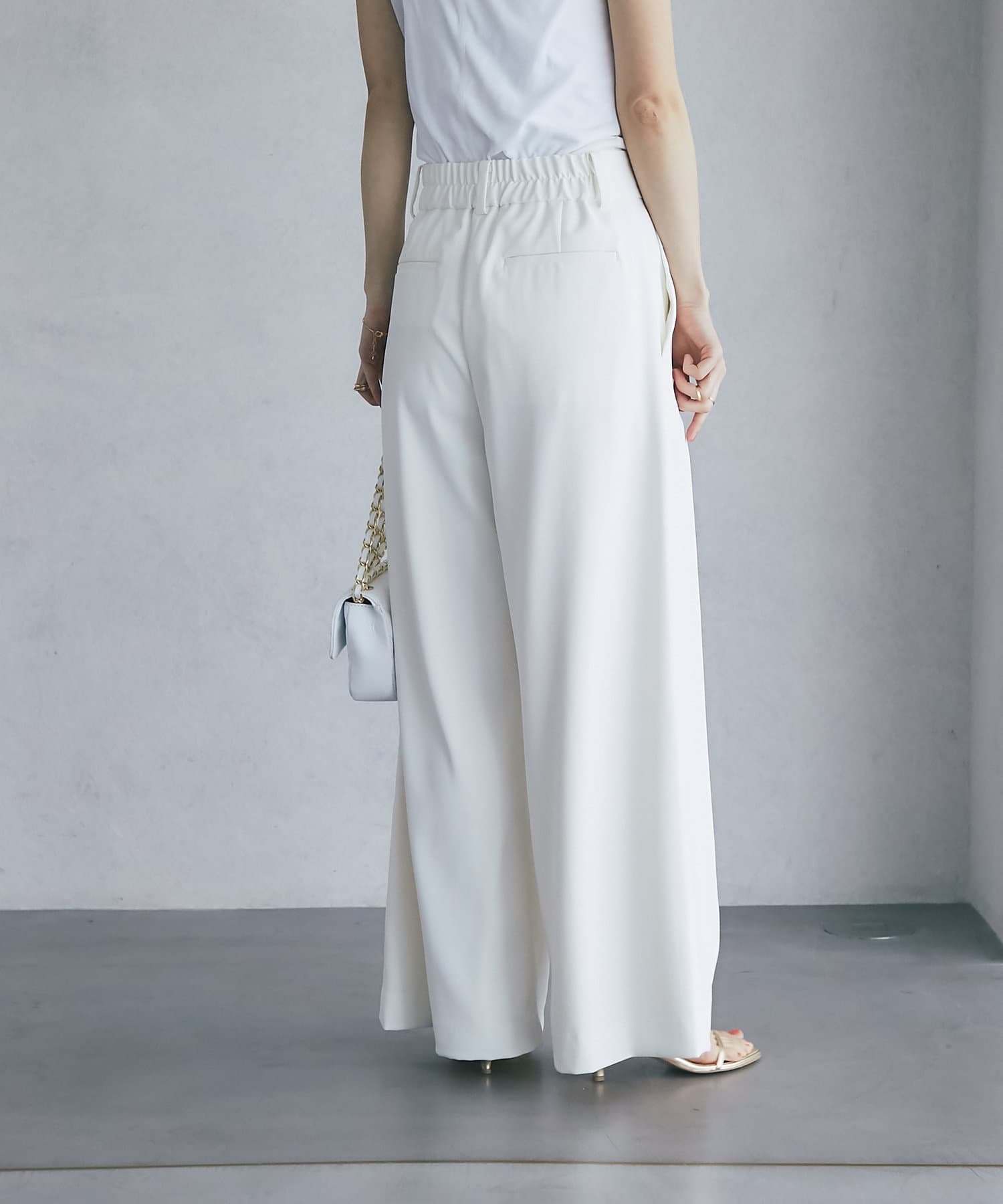 【オーダー】ぬい服　BON BON青黄チェック　ツアーT パンツ　大橋さん 美人見え】ドライツイルバギーパンツ | La boutique BonBon(ラブ