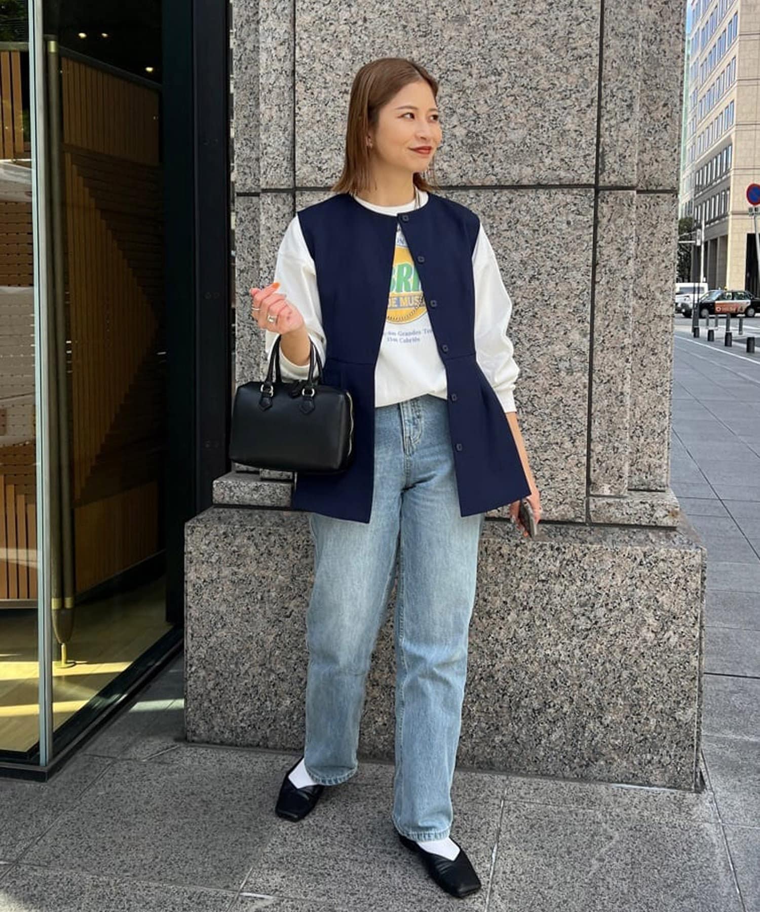 DISCOAT(ディスコート) 【WEB限定】スーベニアグラフィックロングTシャツ《ユニセックス》