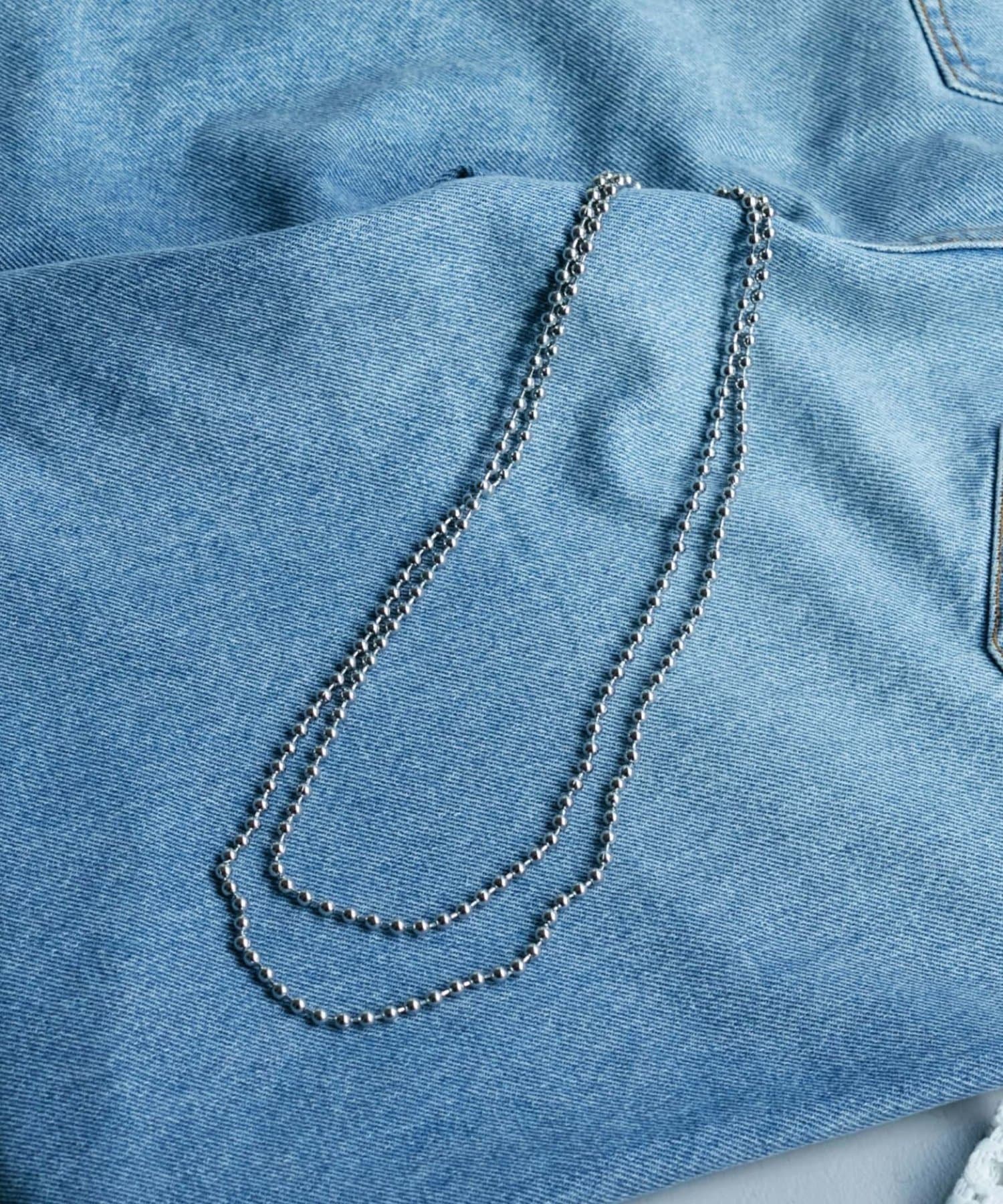 CIAOPANIC TYPY(チャオパニックティピー) :追加決定！【lil/リル】1連ボールチェーンネックレス