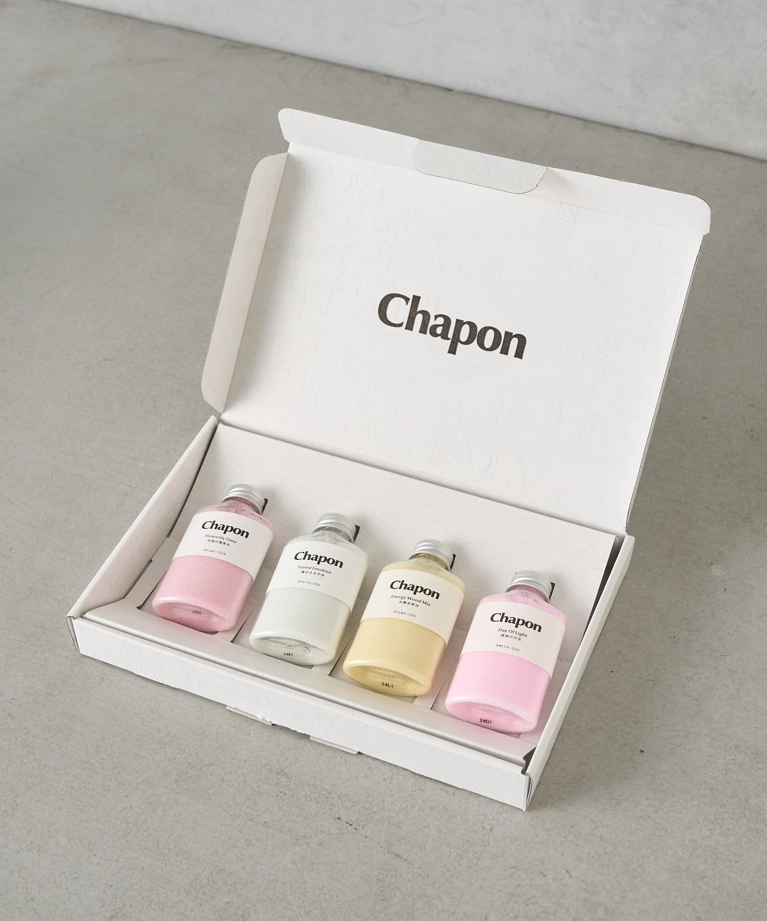 BIRTHDAY BAR(バースデイバー) Chapon　アロマ入浴剤　4本セット