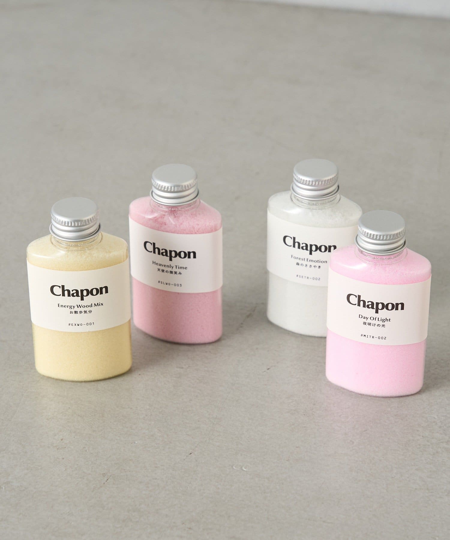 BIRTHDAY BAR(バースデイバー) Chapon　アロマ入浴剤　4本セット