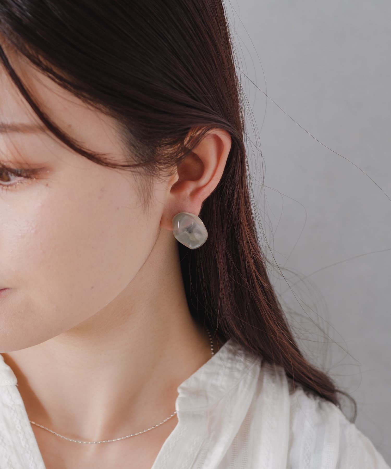 Marble Stone Pierce マーブルストーンピアス | BIRTHDAY BAR