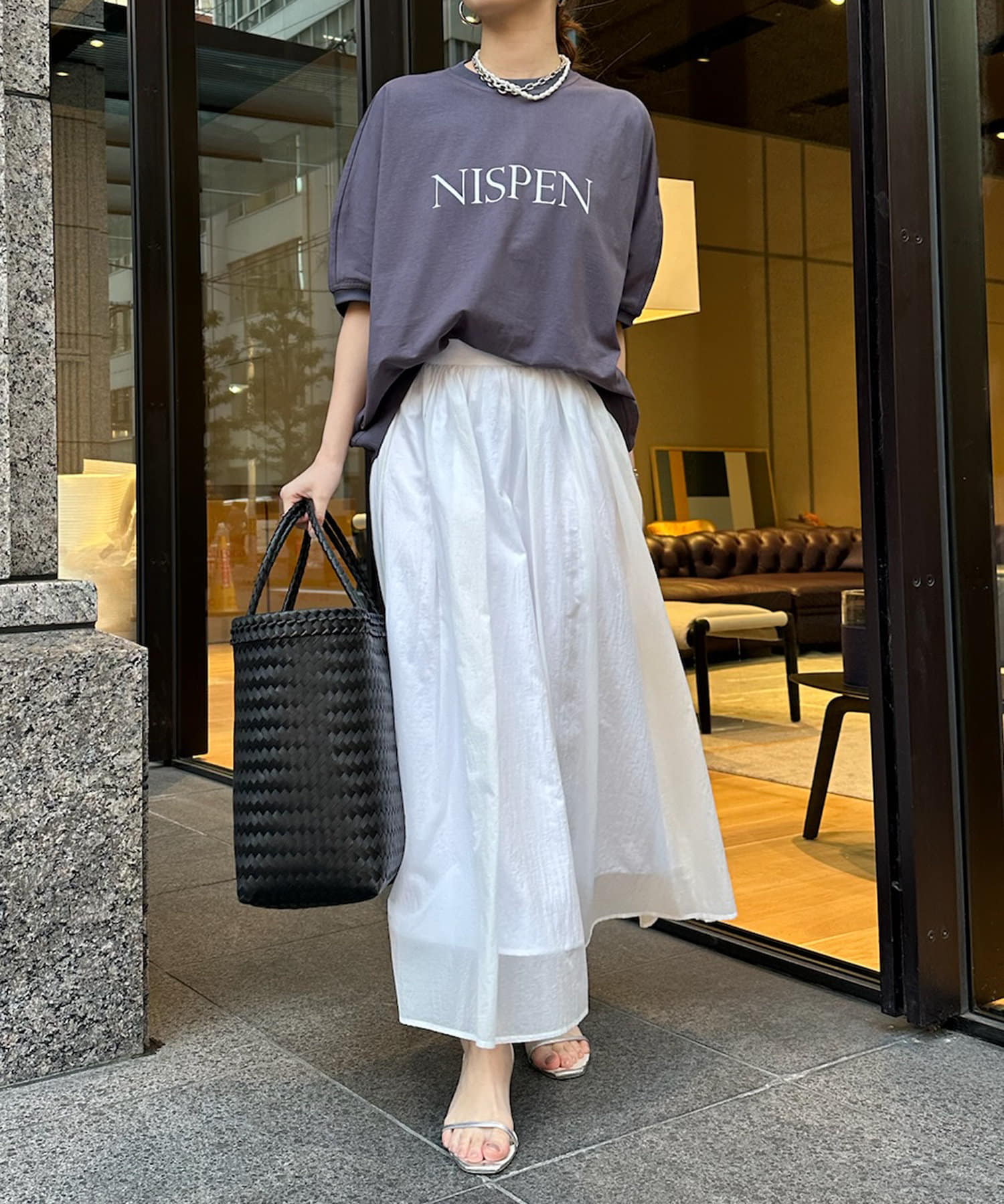 WEB限定】シアーオーガンジースカート | DOUDOU(ドゥドゥ)レディース  