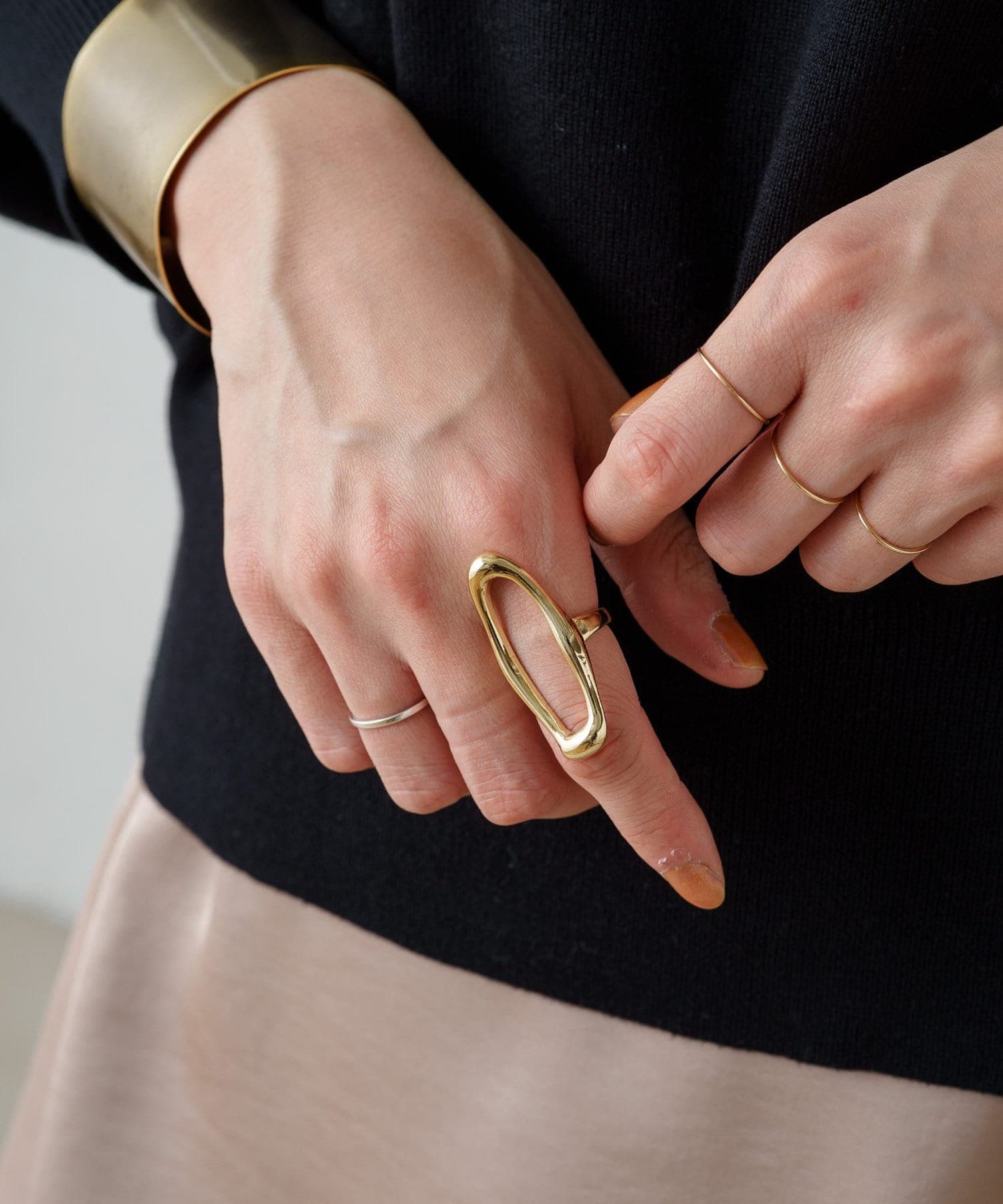 オーバルデザインリング オーバルデザインリング | Omekashi(オメカシ)レディース | PAL CLOSET