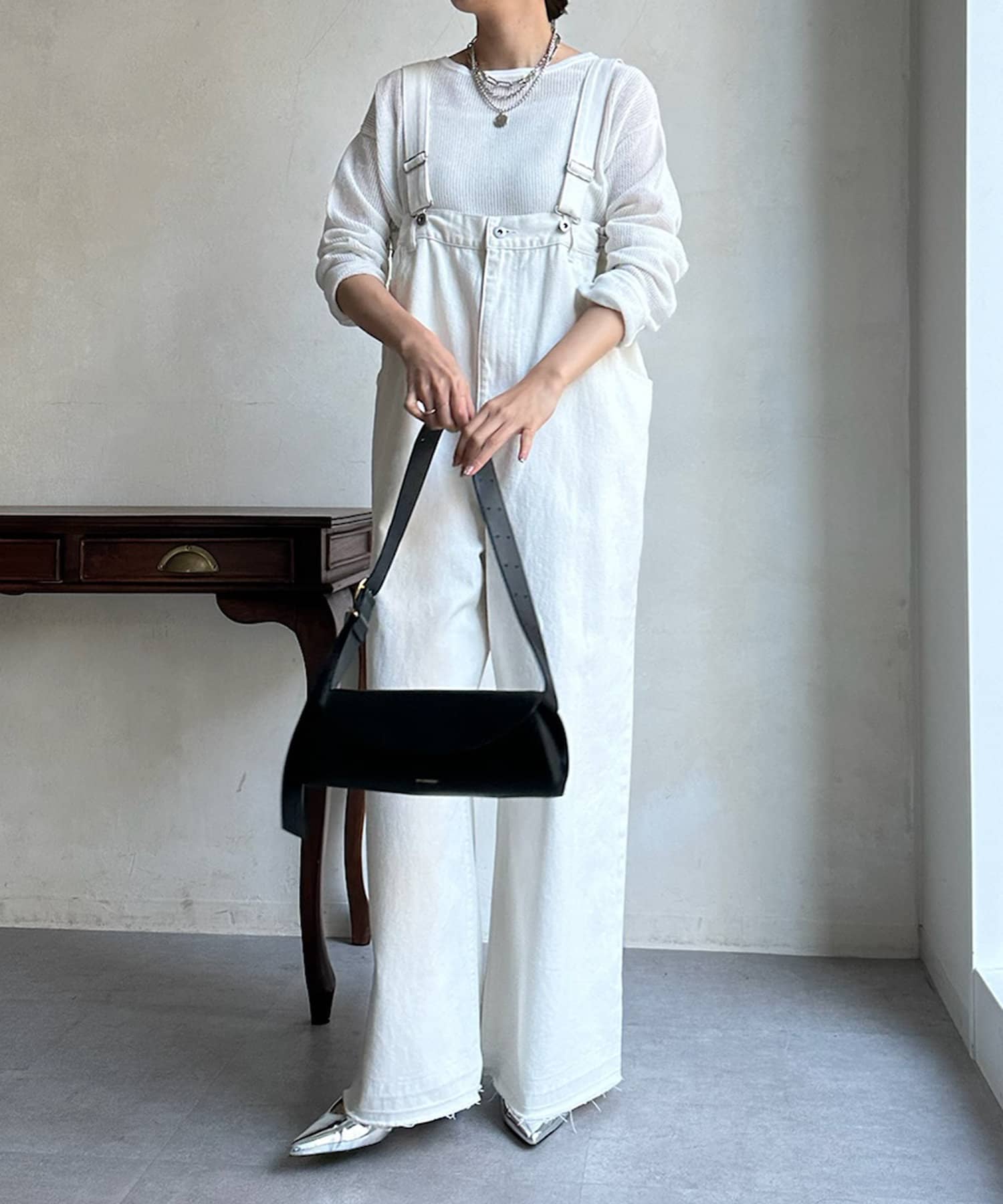 【タグ付き新品未使用】メッシュリネンルーズプルオーバー forksy.】モヘアタッチオーバーサイズロゴニットプルオーバー