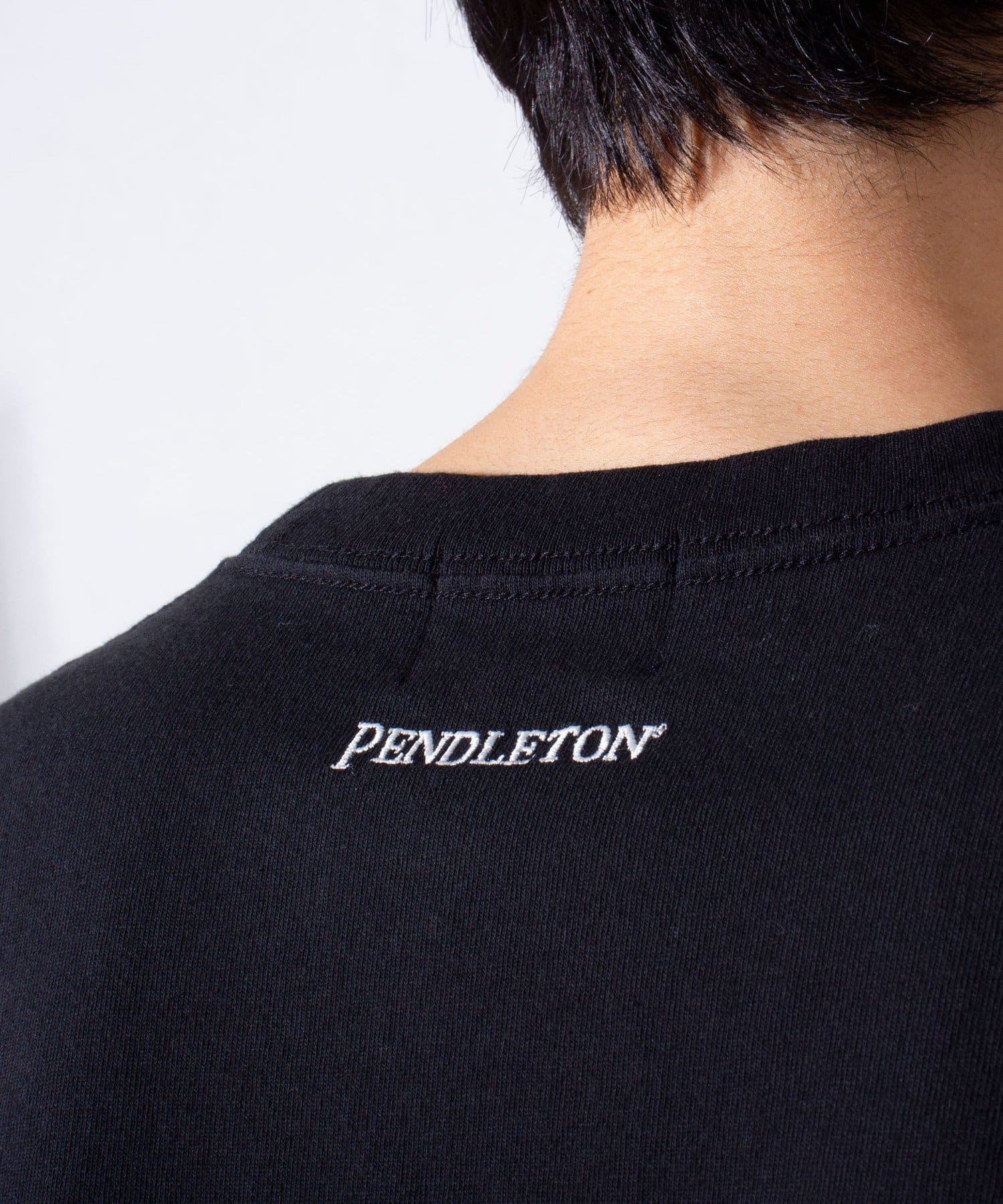 FREDY & GLOSTER(フレディ アンド グロスター) 【PENDLETON】ベアープリントTシャツ 刺繍 ワンポイントロゴ