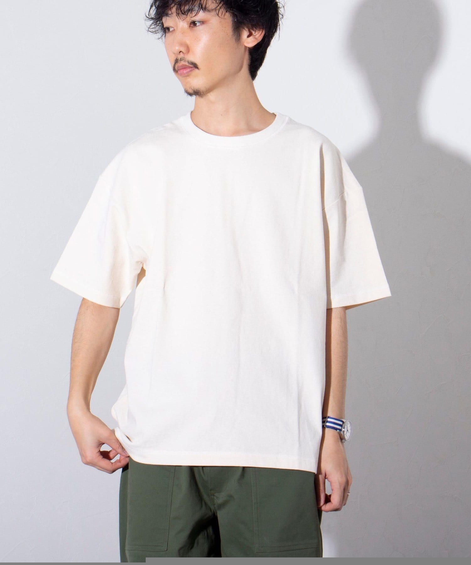 UNIVERSAL OVERALL】コントラストステッチ 2P Tシャツ | FREDY