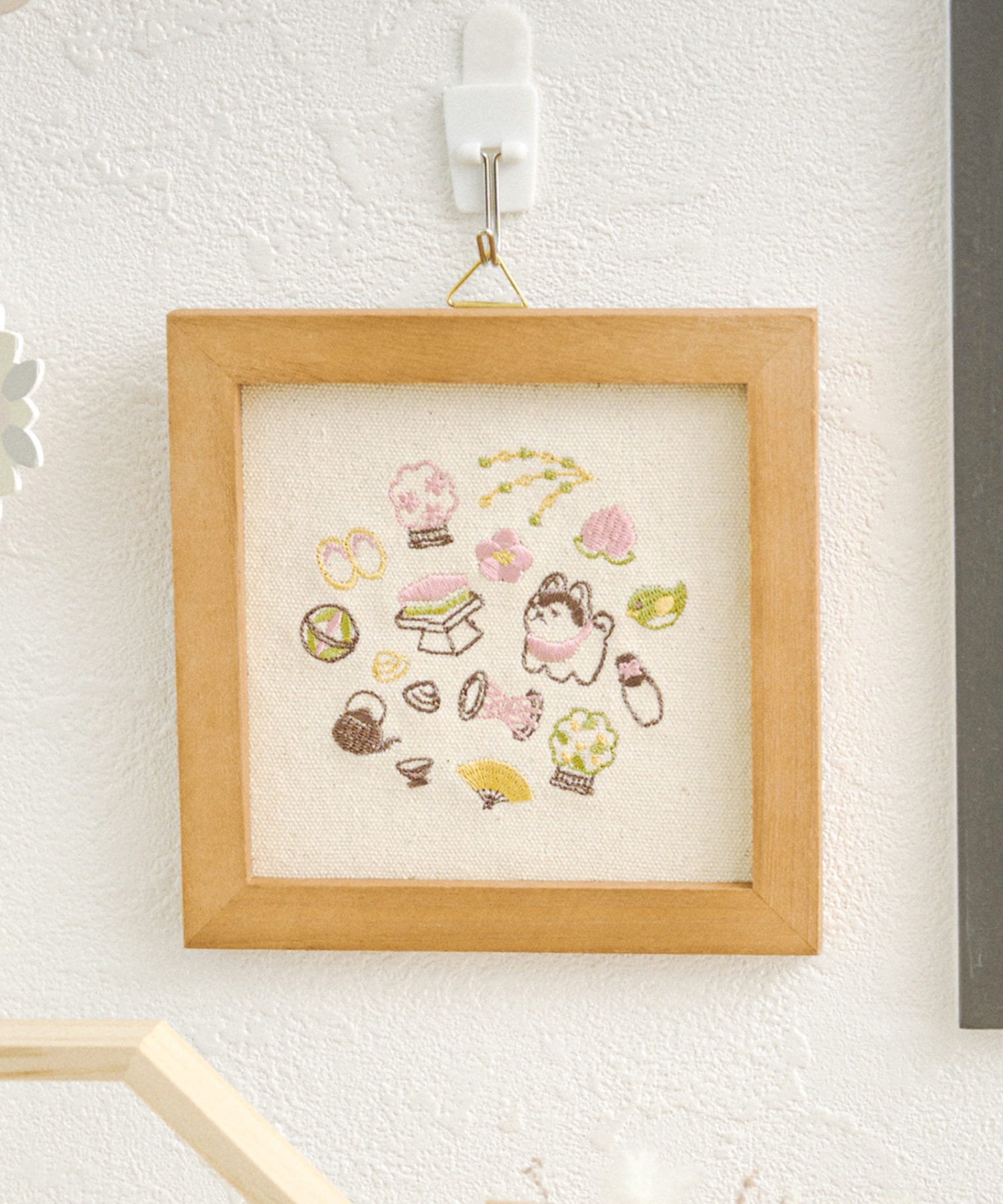 ひなまつり刺繍パネル／ひなまつり | salut!(サリュ)ライフスタイル