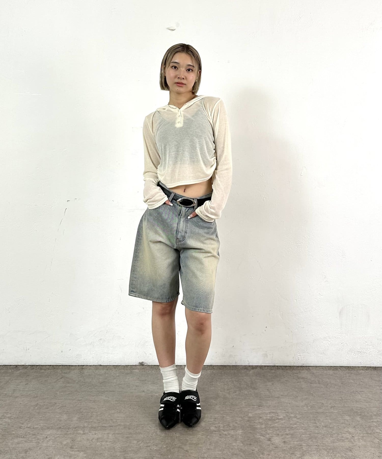 SLOPPY/スロッピー】ハーフデニムパンツ | WHO'S WHO gallery