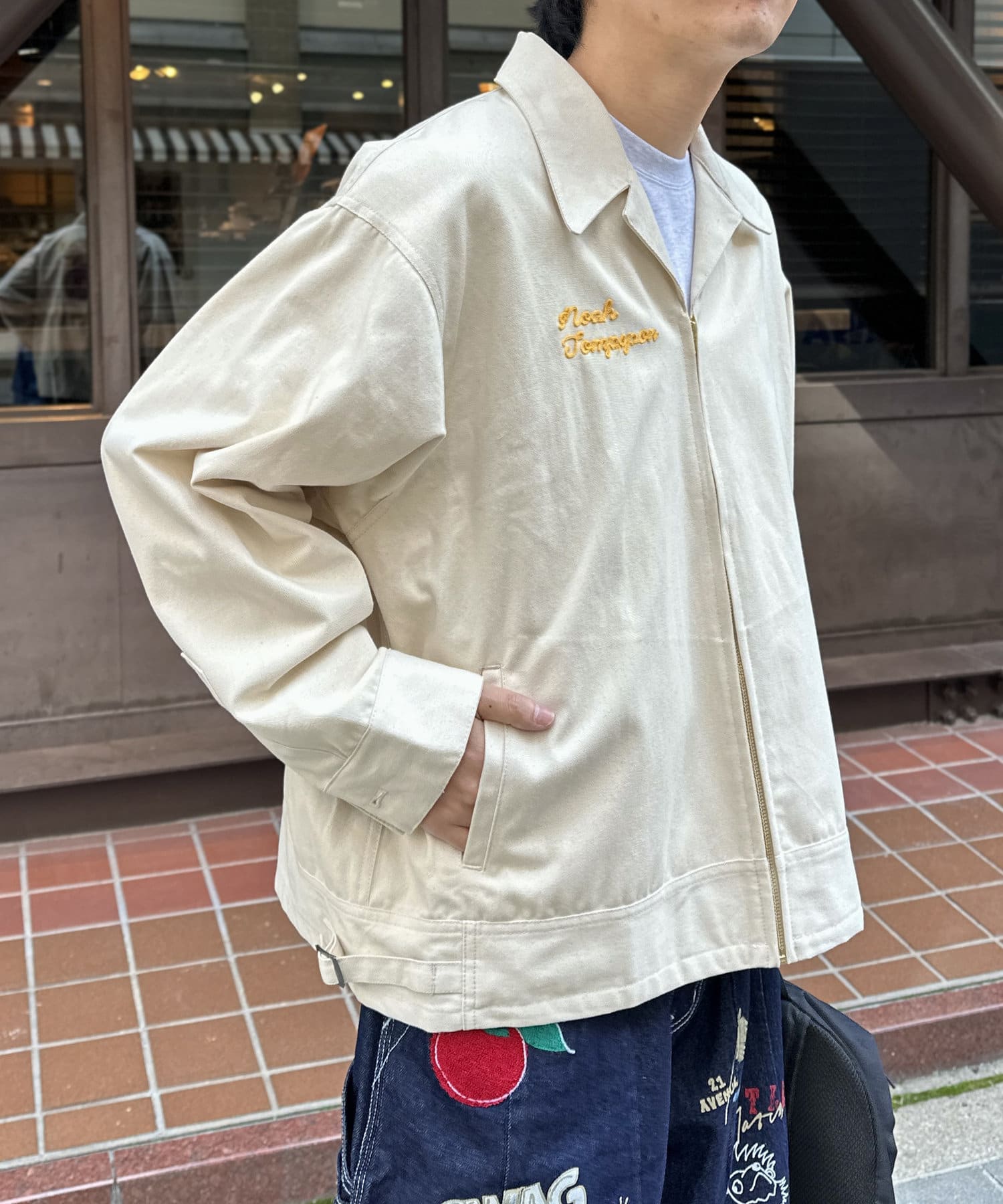 CPCM(シーピーシーエム) バック刺繍ジャケット