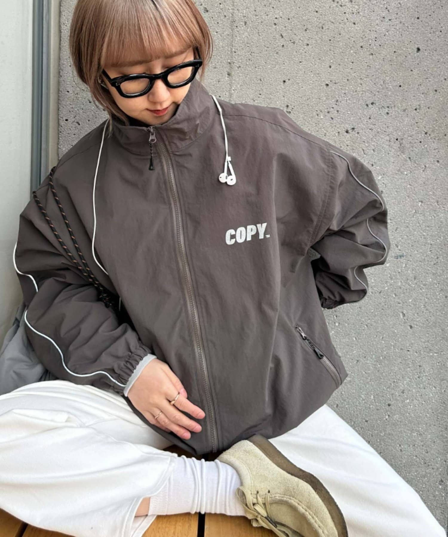 S/G】リフレクタープリントナイロンzipジャケット | CIAOPANIC TYPY 