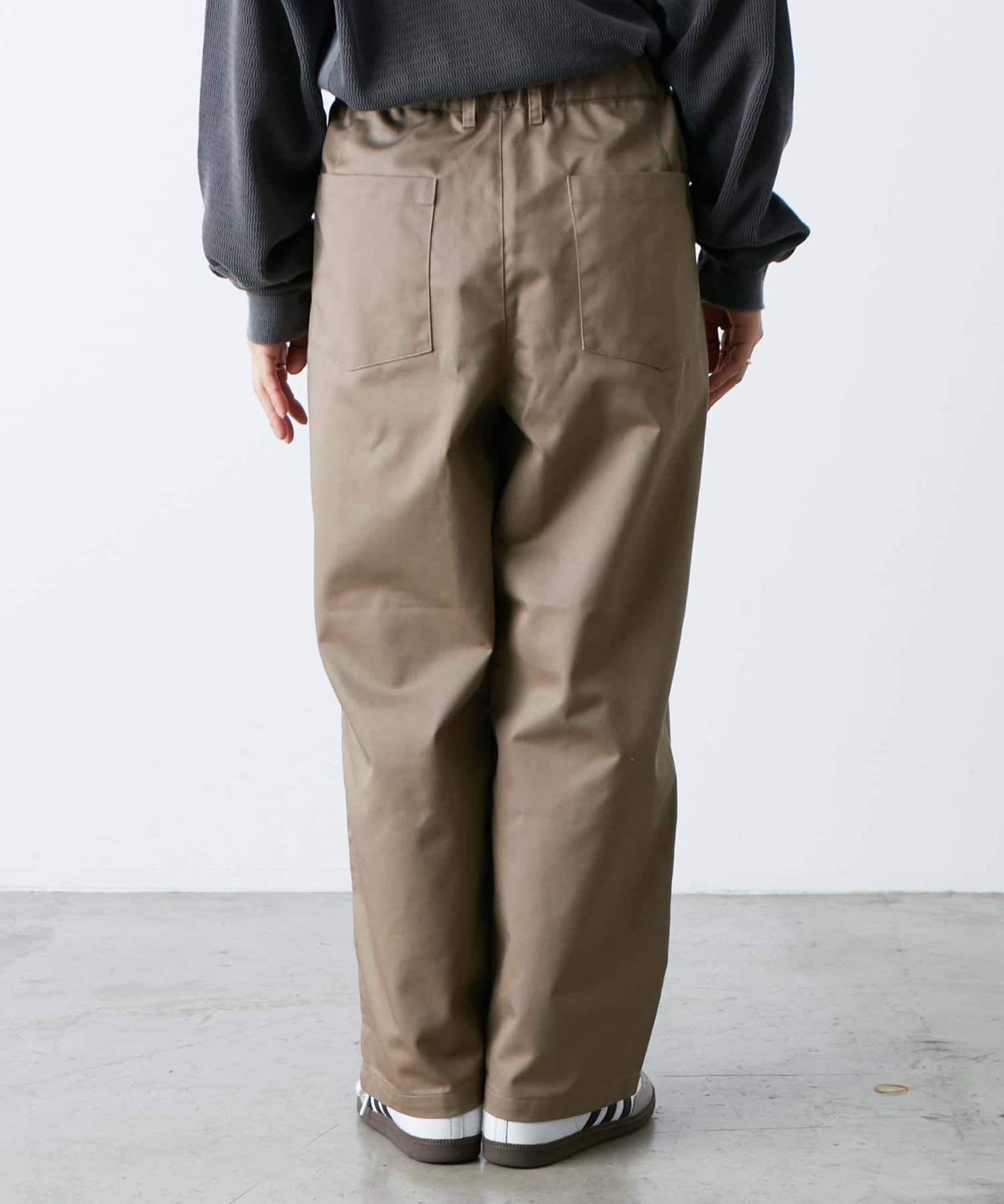 平成エモ】【MENSサイズあり】タック入りワイドグルカチノパンツ