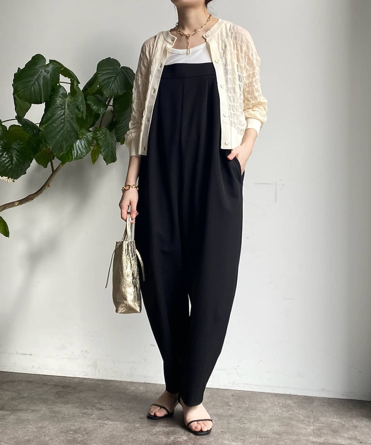 メーカー直売所 WEB限定】シャーリングシアーニットカーディガン | DOUDOU トップス