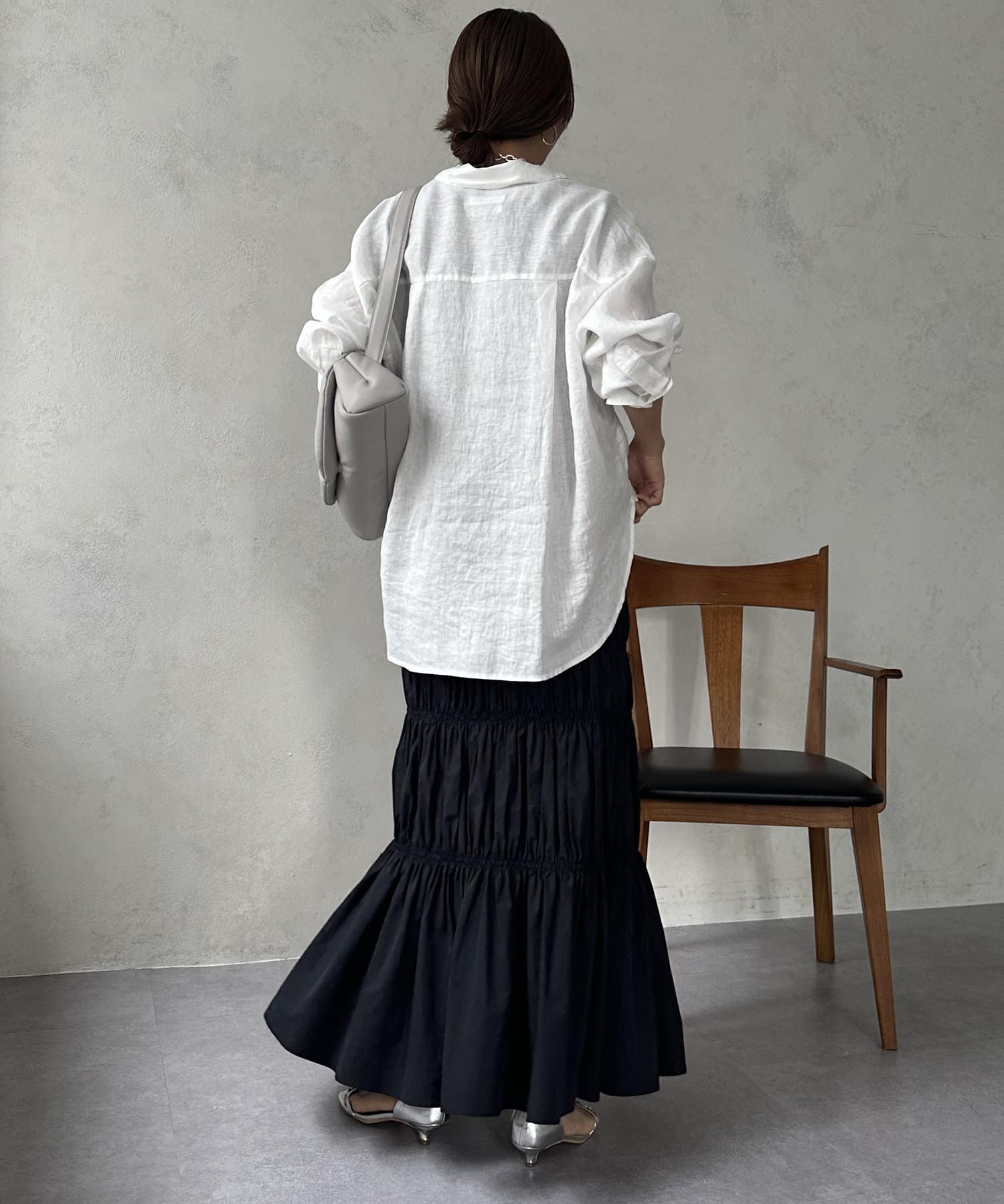 24SS❣️定価15400円 DOUDOU ヨーロピアンリネンBIGシャツ ヨーロピアンリネンBIGシャツ | DOUDOU(ドゥドゥ)レディース