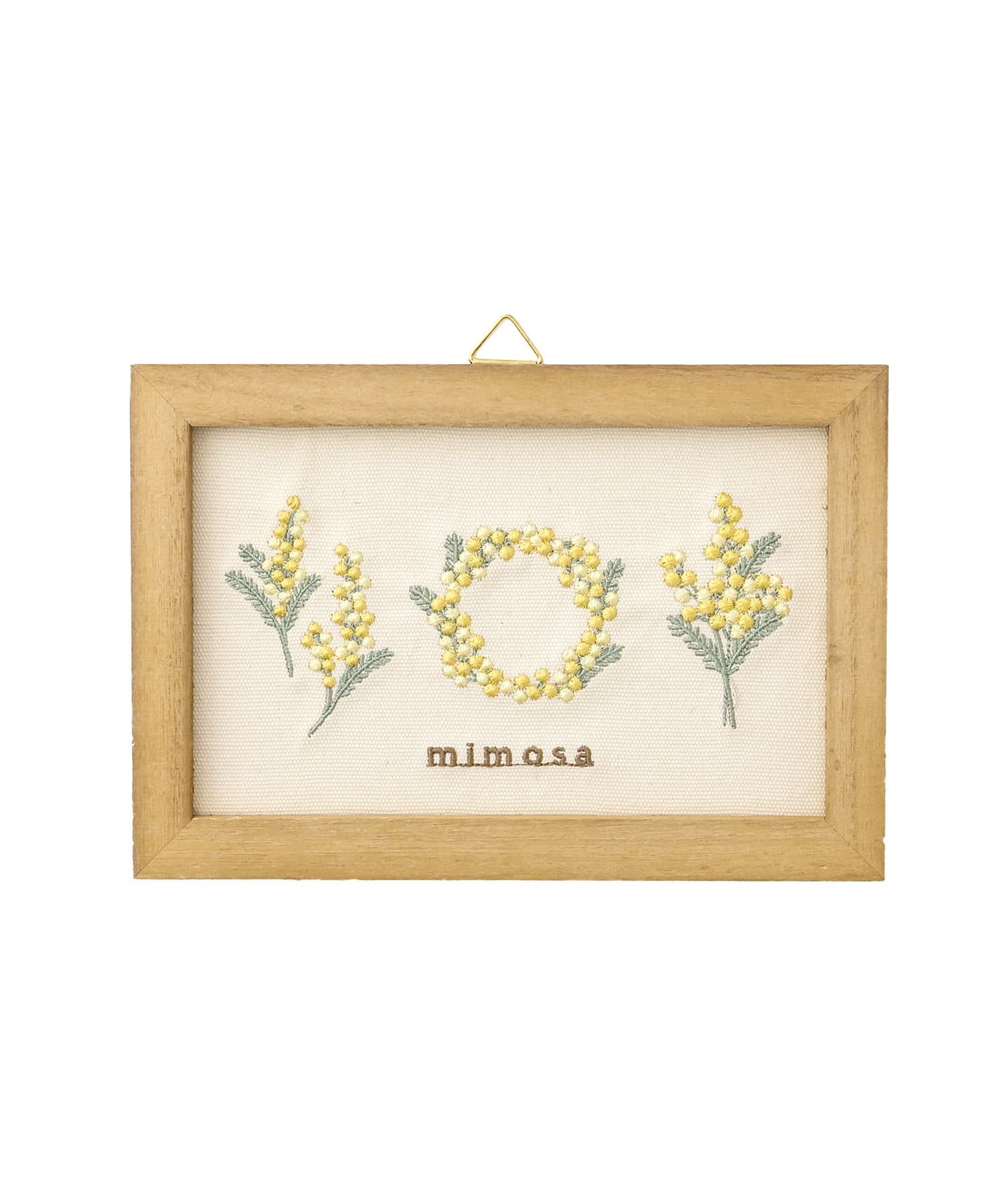 刺繍パネルリース／mimosa | salut!(サリュ)ライフスタイル | PAL